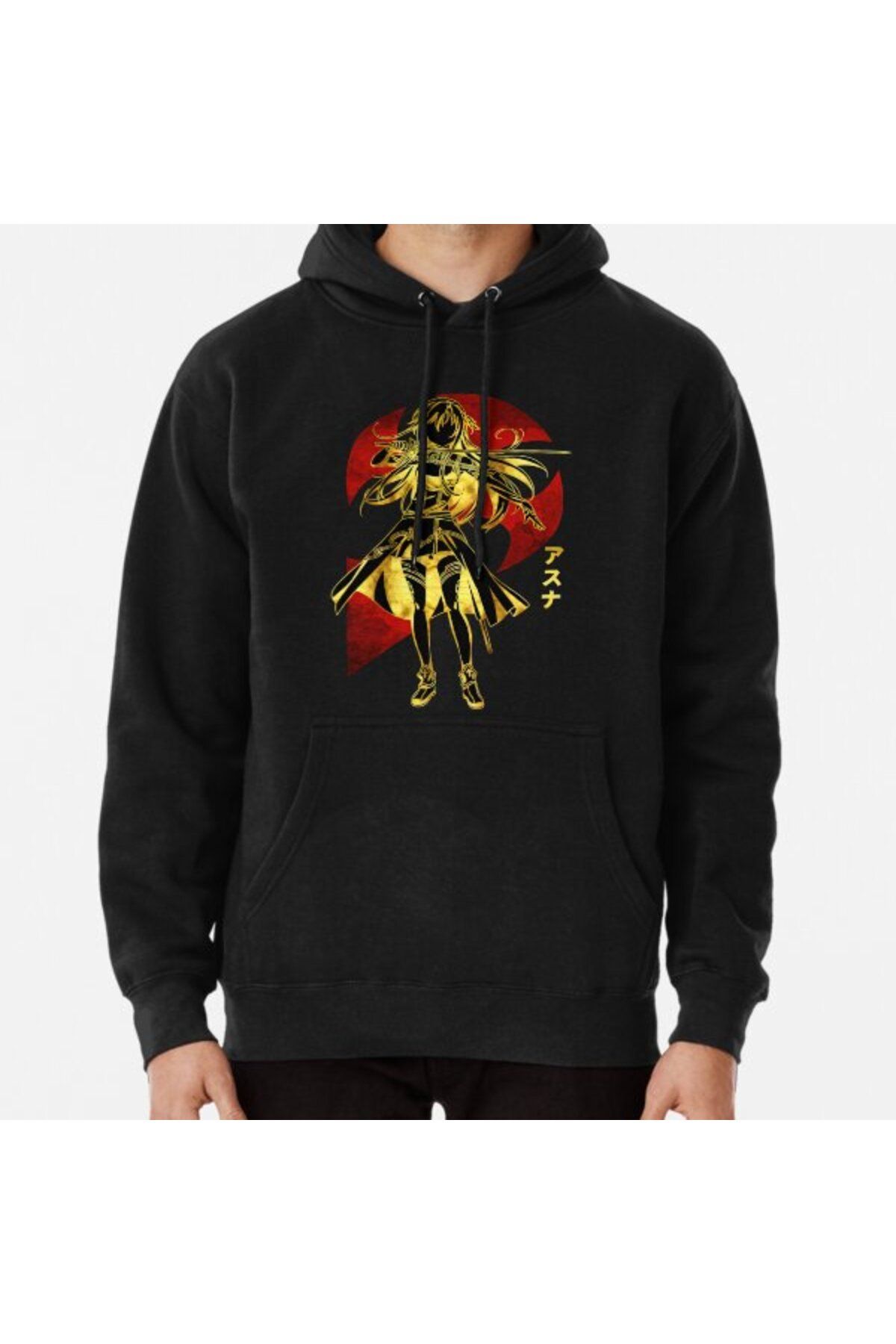 ZOKAWEAR Asuna Anime Printed Hooded Sweatshirt Hoodie Trendyol