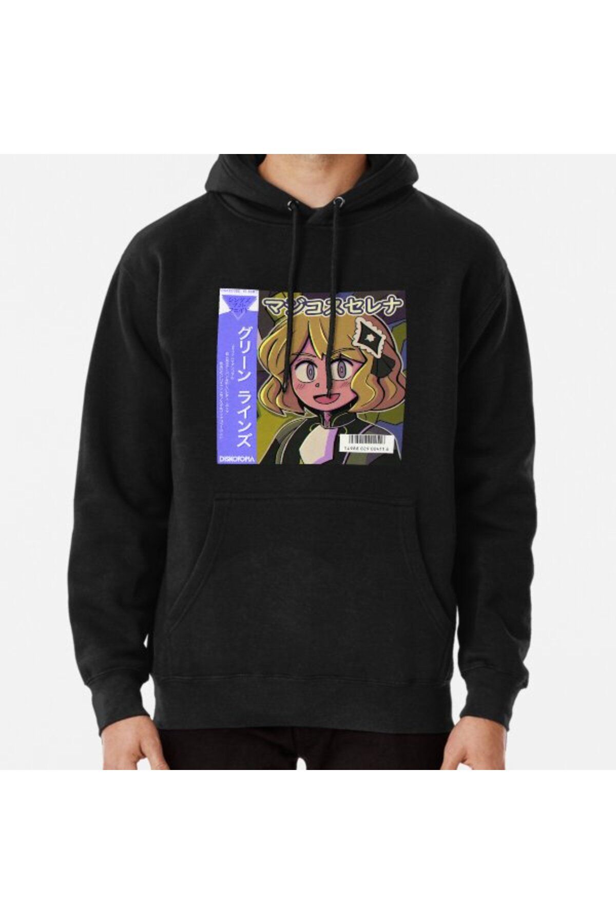 ZOKAWEAR vaporwave anime aesthetic girl retro Printed Hooded