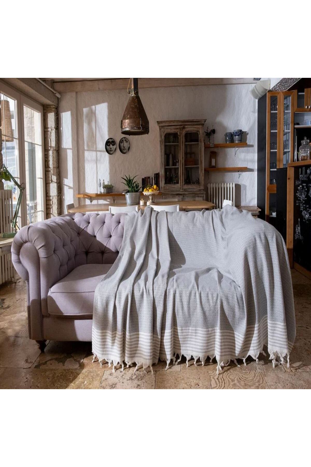 Miracolo Home Anti Slip Design Cotton Decorative Sofa Sofa Bed 180x210cm Multi Purpose Cover Diamond