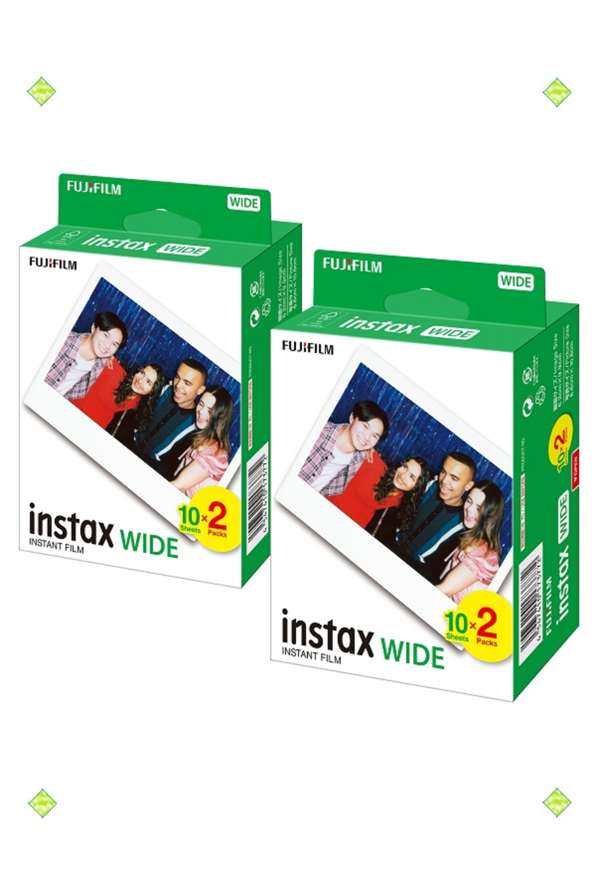 Instax Wide 20-Piece Film 2-Piece Set 40 Pos