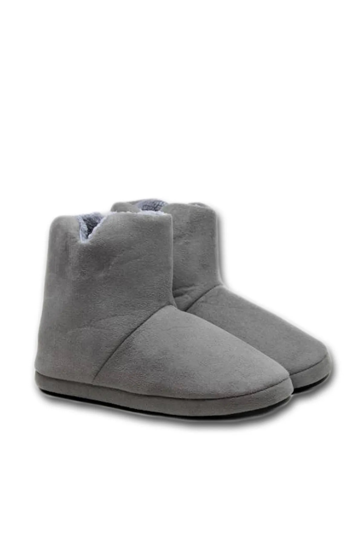 Rubi RdPlay Gri Erkek Süet Kışlık Ev Botu Panduf