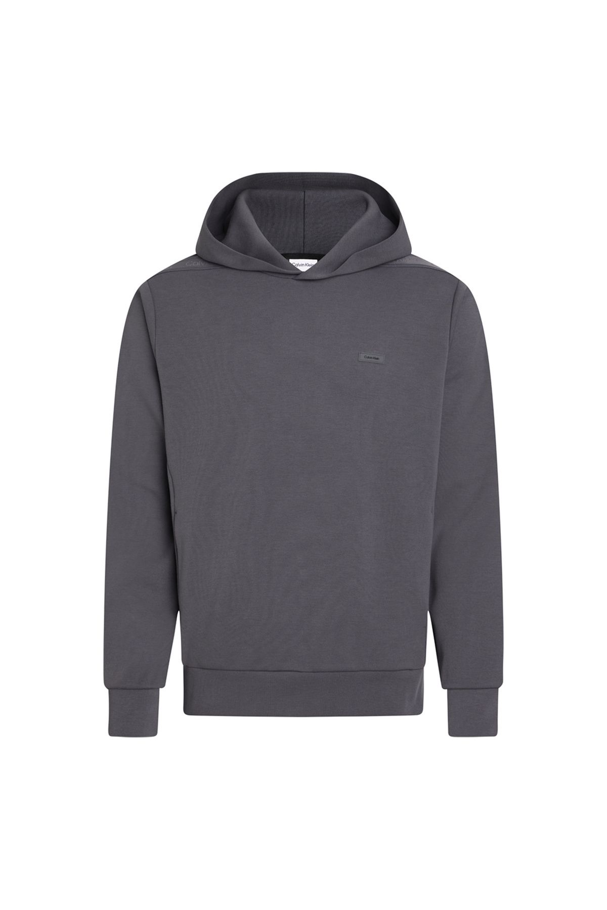 Gray calvin klein hoodie hotsell