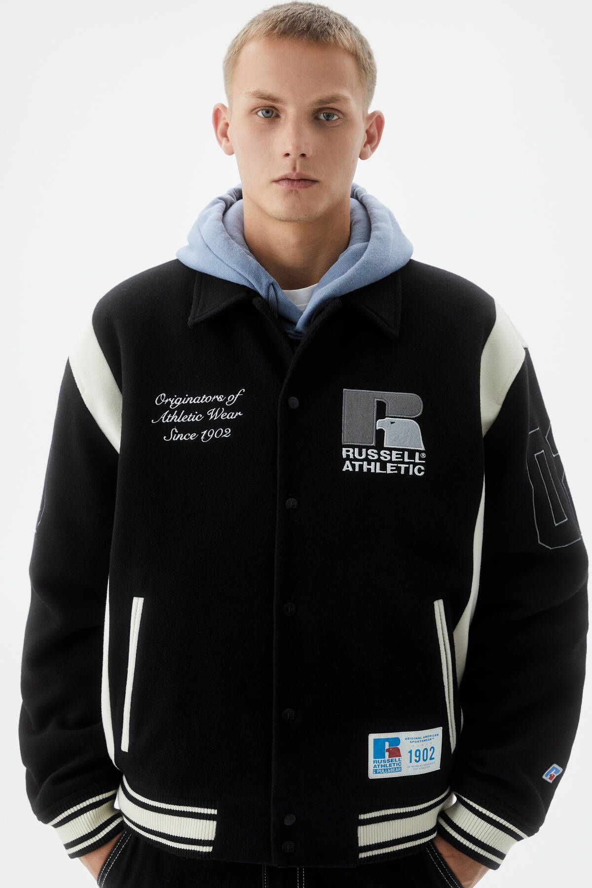 Russell Athletic by P&B bomber jacket - PULL&BEAR