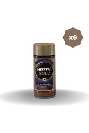 Nescafe GOLD KAFEİNSİZ 100 GR X 6 ADET