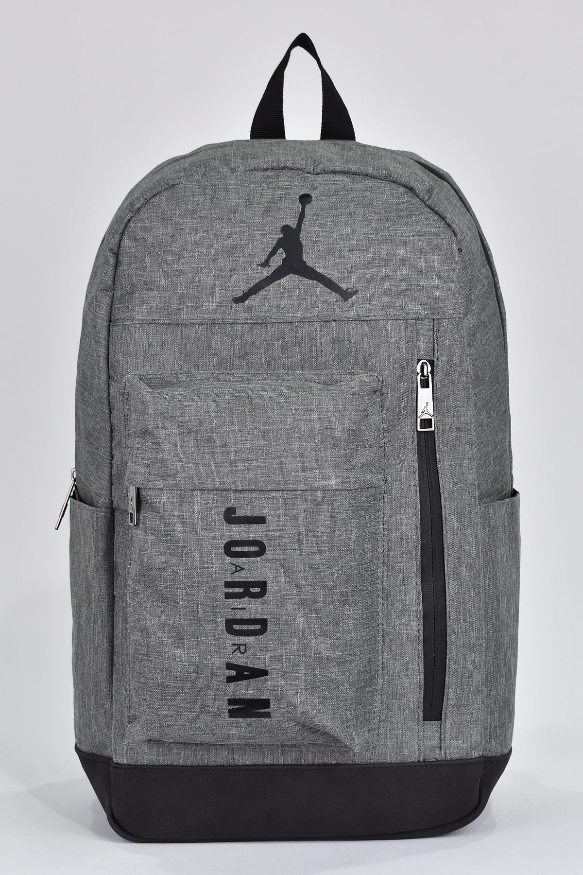 Grey jordan backpack top