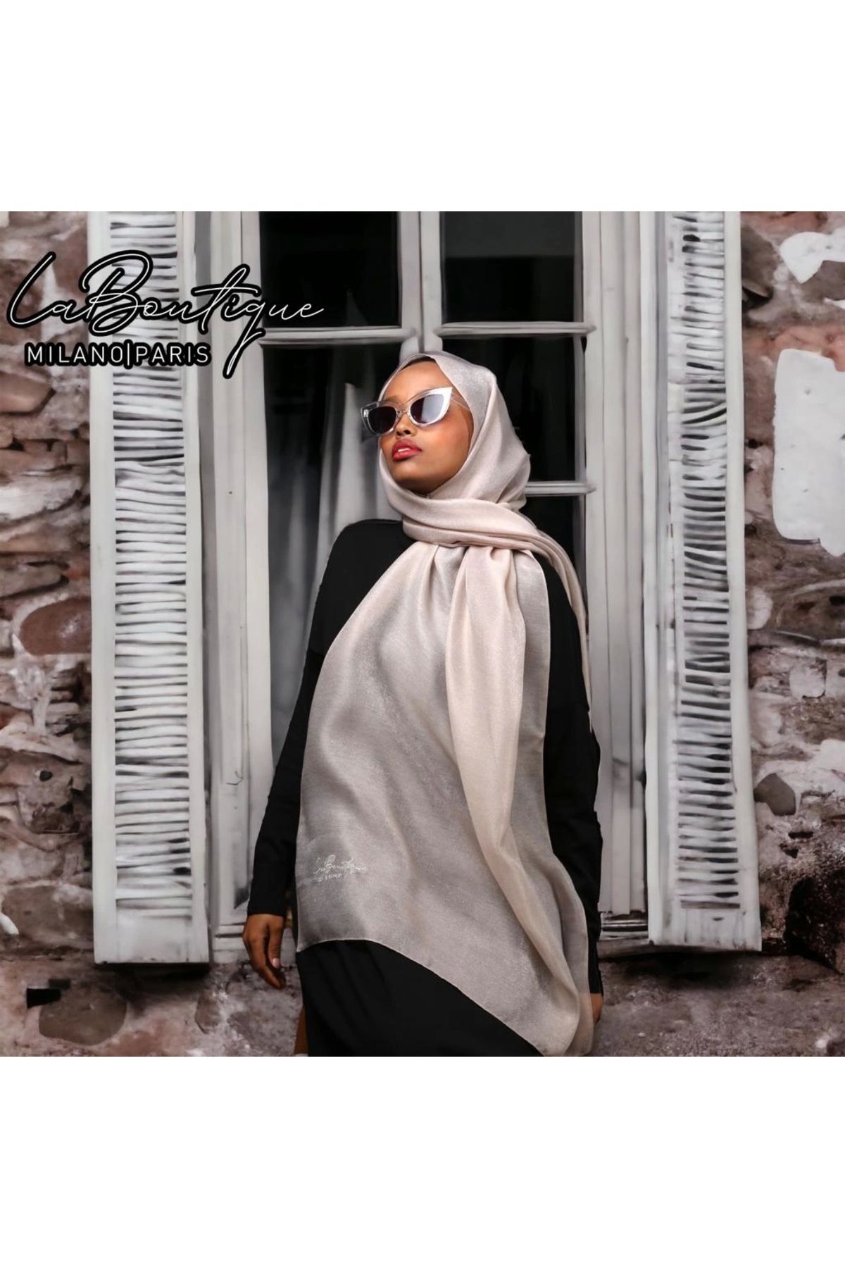 LA BOUTIQUE Şal Rochie De Seară - Caju - 70x190 Femeie - 70 x 190