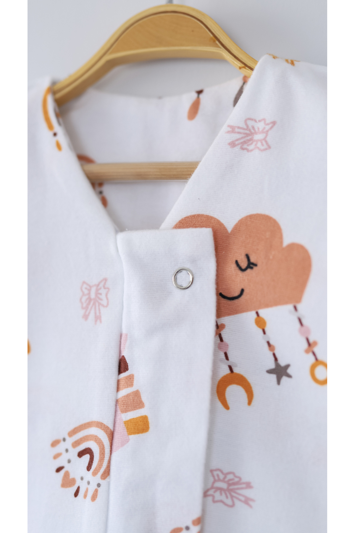 Las Vivas Kids Kışlık Bebek Torba Uyku Tulumu 1 Tog Kolsuz Organik Pamuklu Çocuk Tulumu Yenidoğan Tulum fotoğrafı 3 (önizleme)