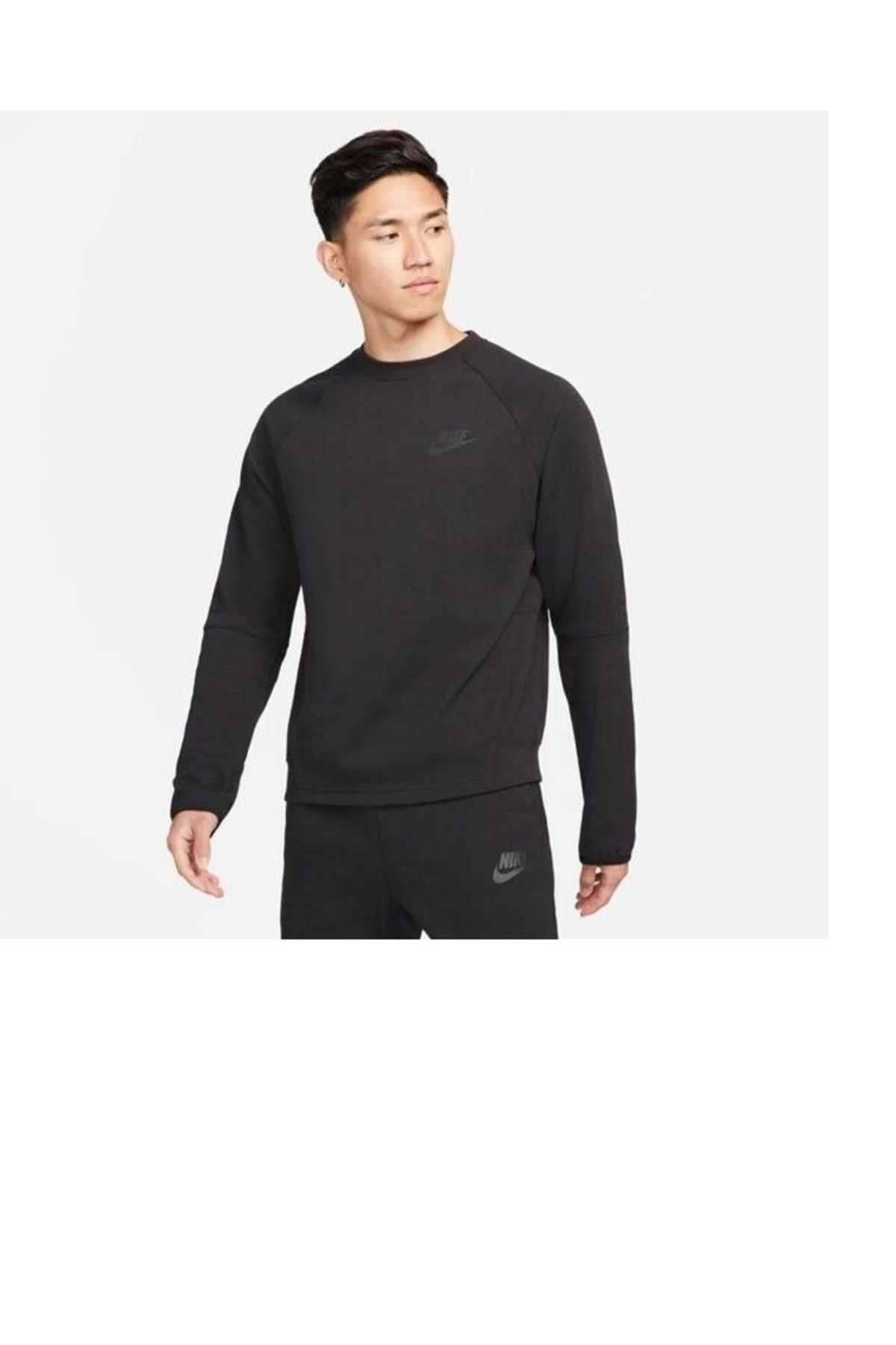 Nike tech sweatsuit hotsell black