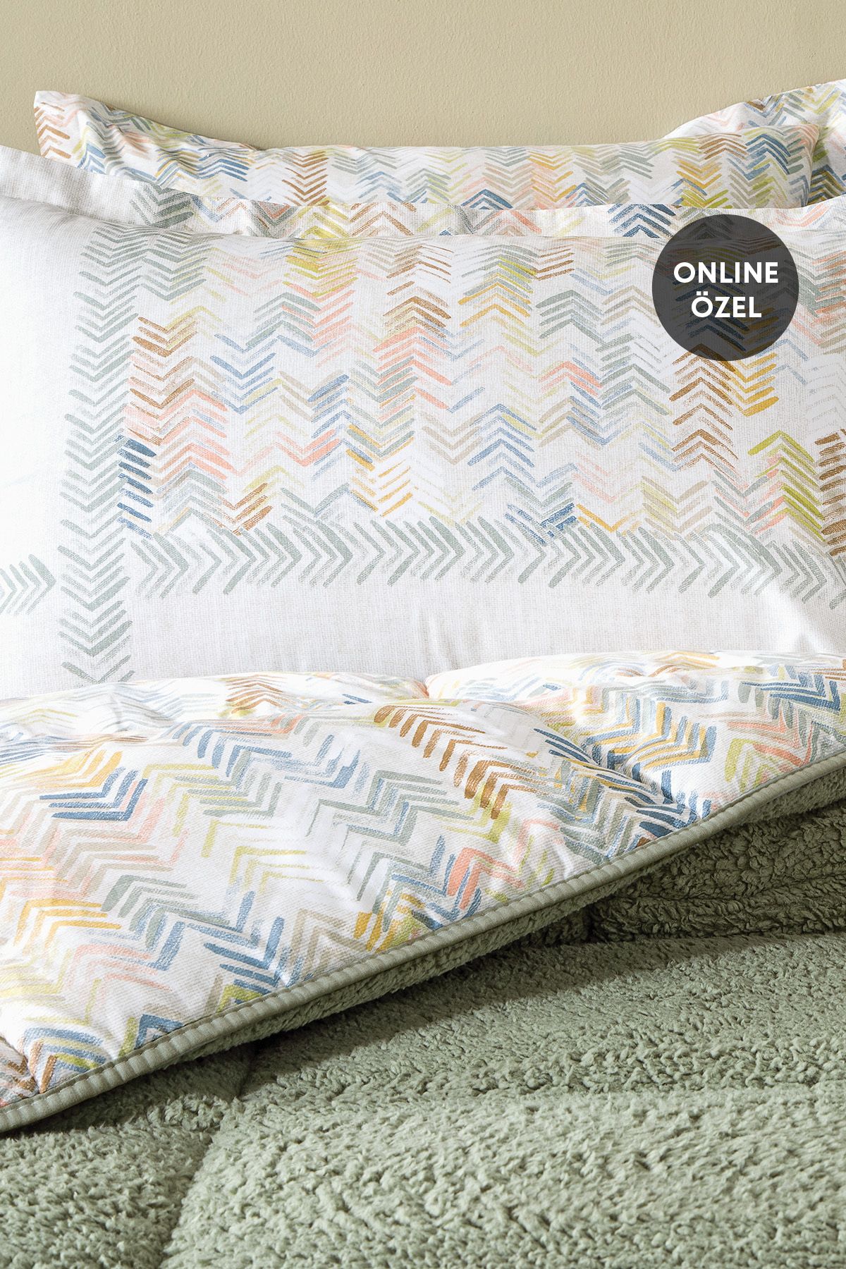 Puffy-Leora Double Triola Sleeping Set - Sage 2