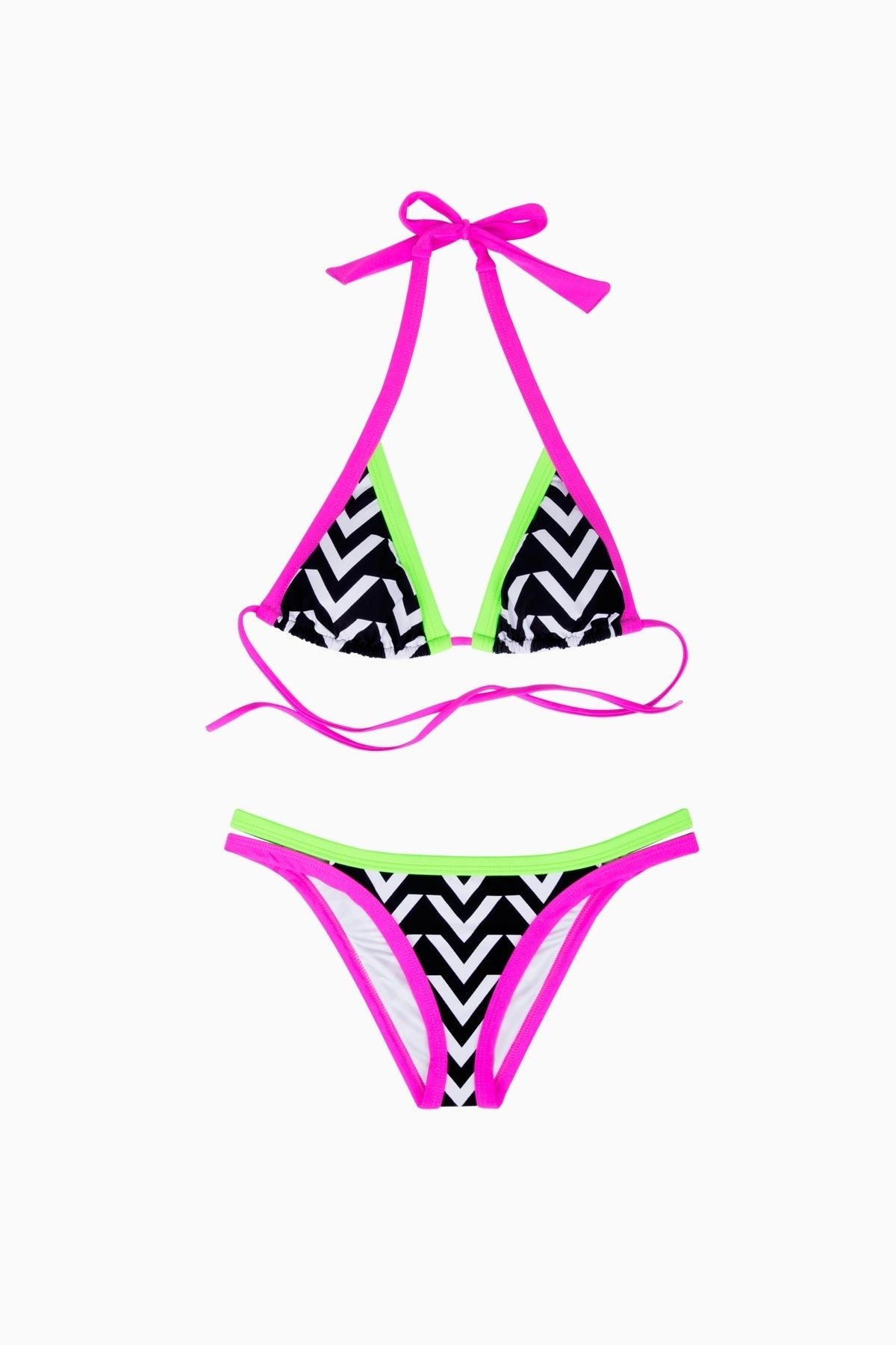 AYYILDIZ-40715 Schwarzes Bikini-Set 4