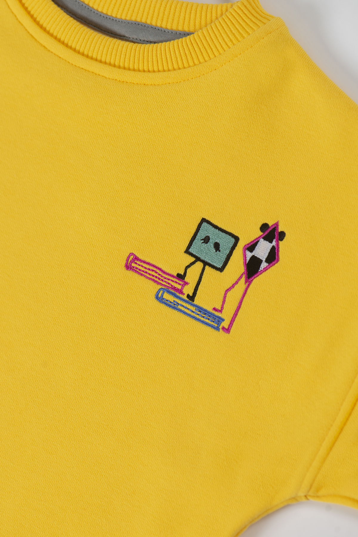 سویشرت پسرانه زرد BEETLEBEEZ | FW21SD_32 اورجینال - تصویر 4