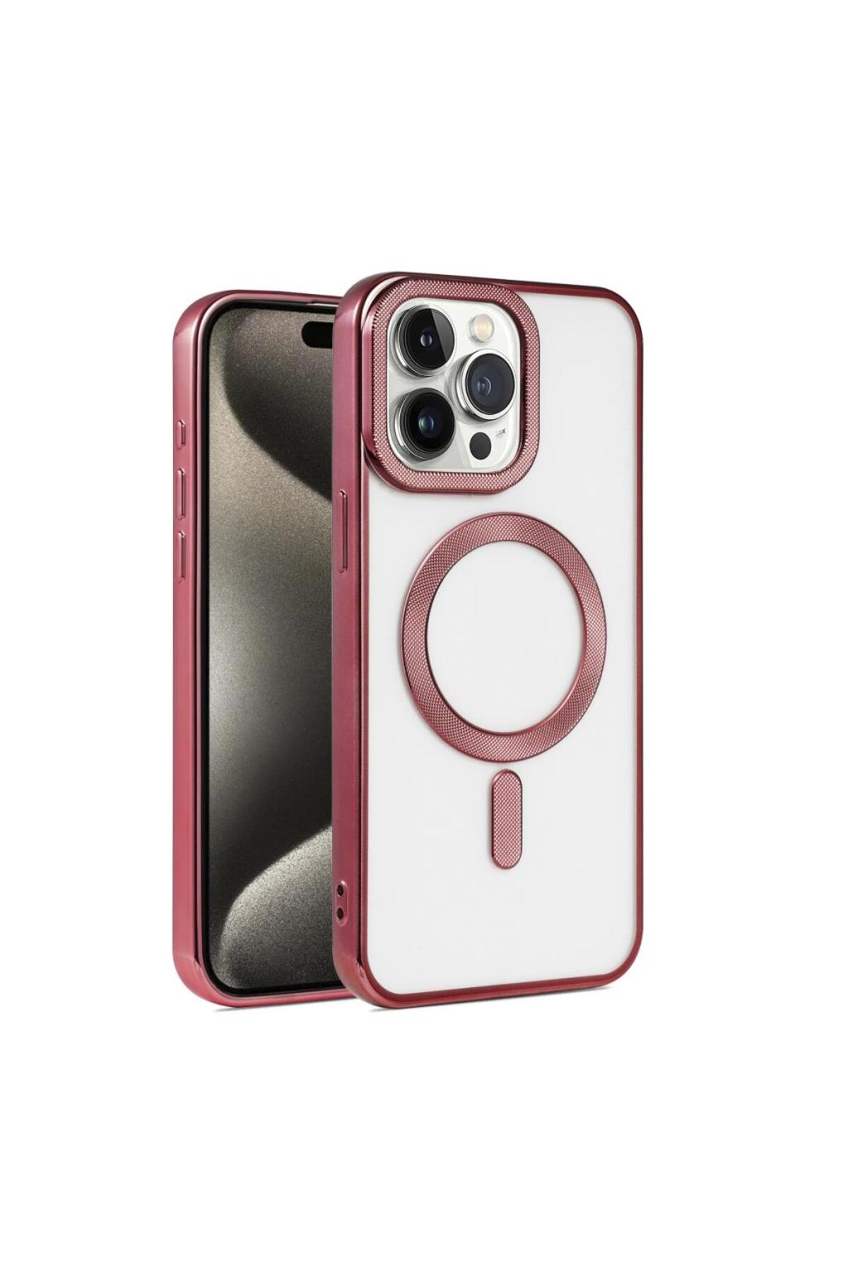 Apple iPhone 15 Pro Case Lumpy Design Magsafe Clear KRNS Case