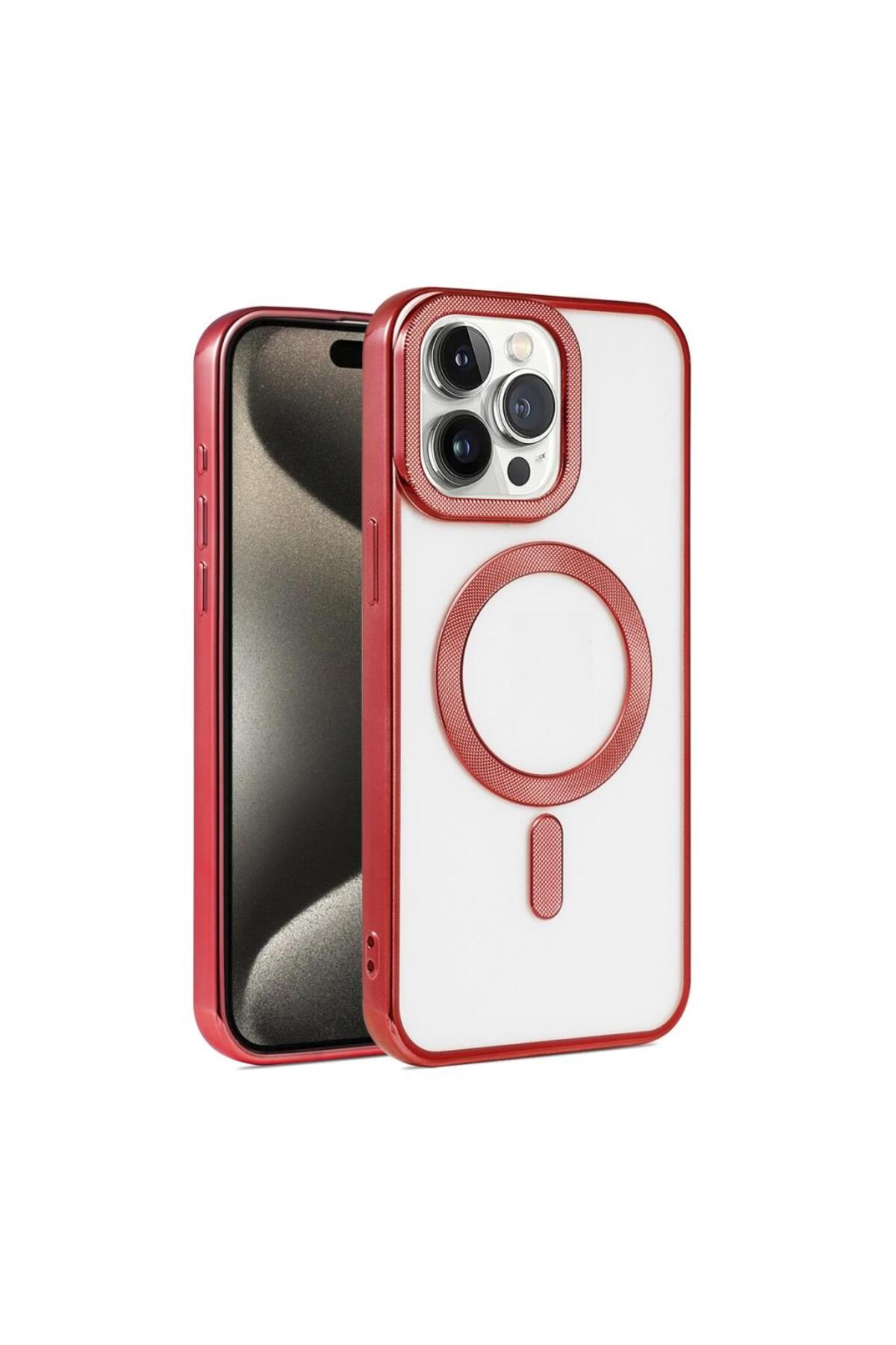Apple iPhone 15 Pro Case Lumpy Design Magsafe Clear KRNS Case