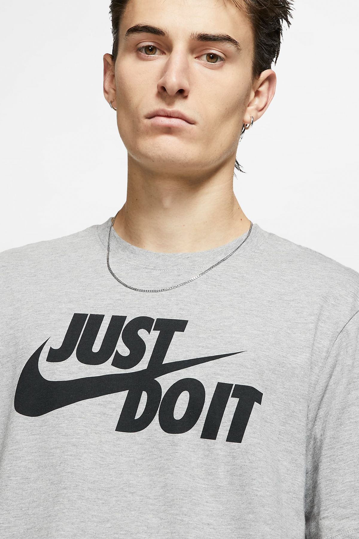 Nike Sports T Shirt Gray Regular fit Trendyol
