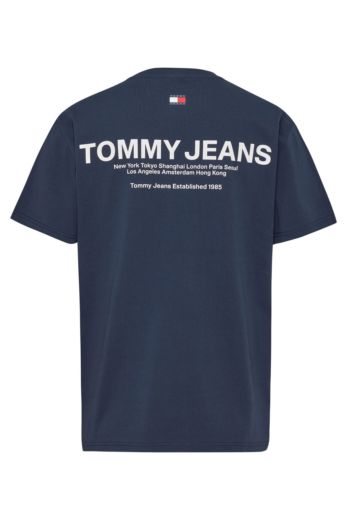 Tommy Hilfiger T-Shirt Herren Twilight Navy - Trendyol