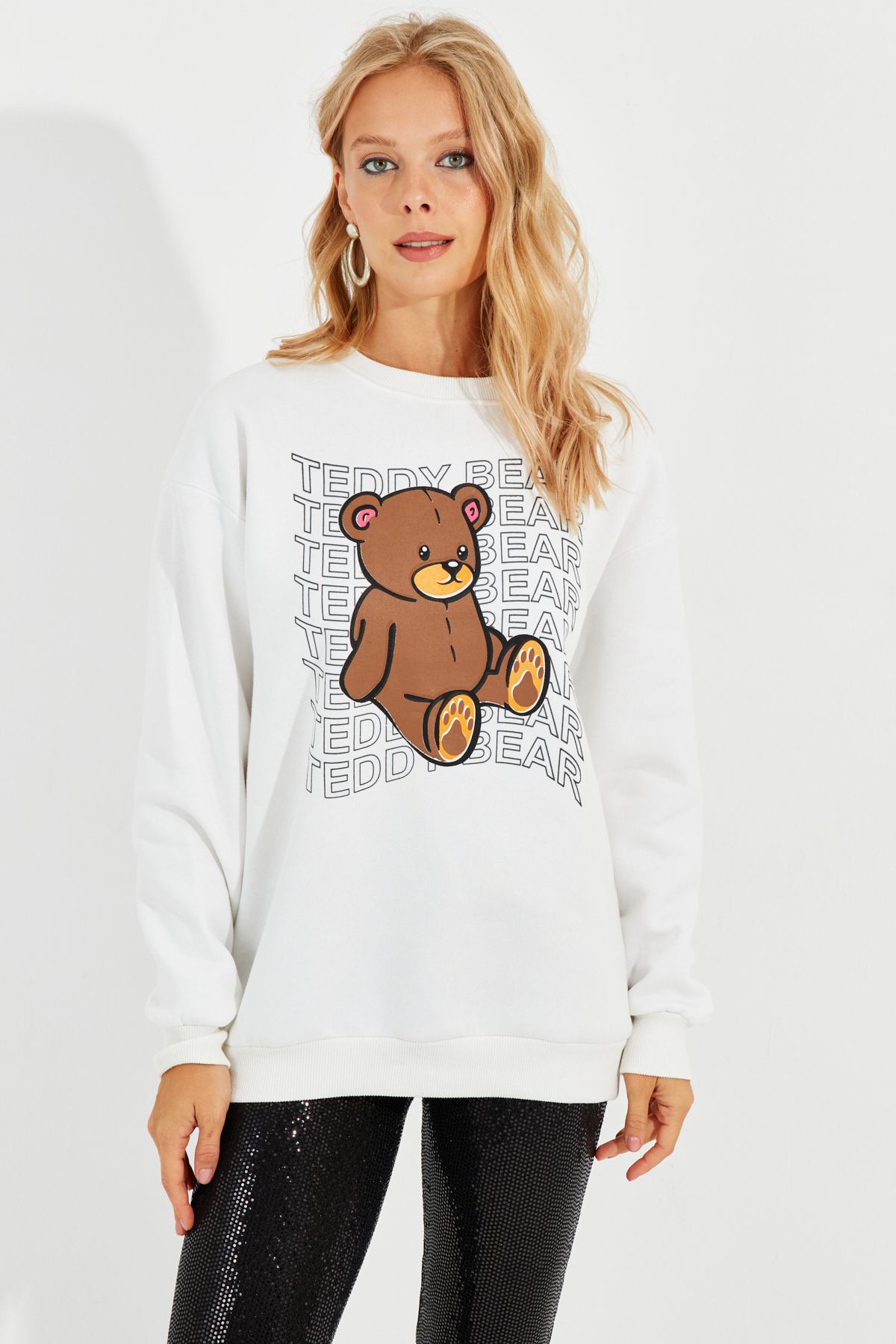 Teddy bear jumper best sale womens
