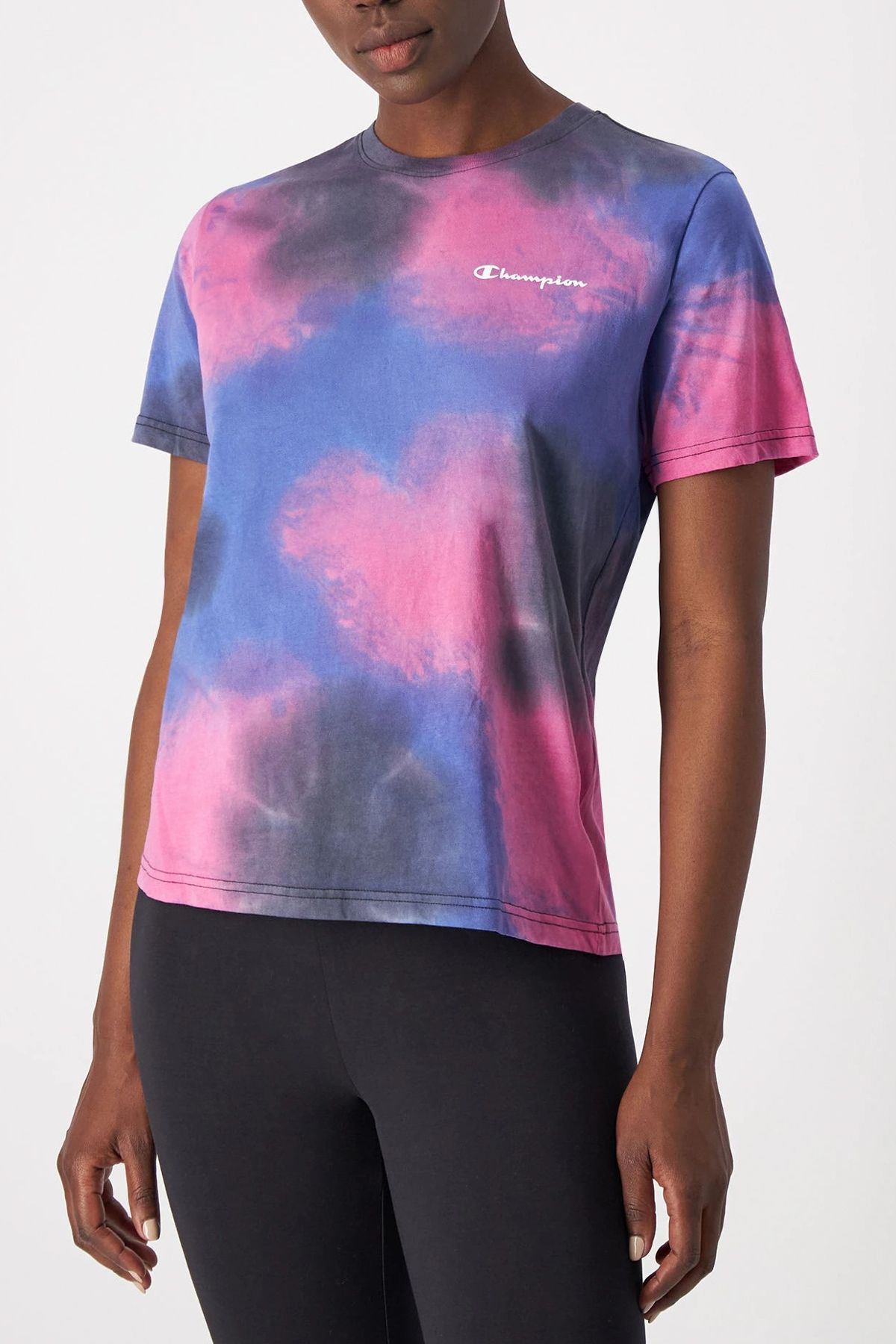 Champion T Shirt Women Girls BLACK PINK BLUE Trendyol