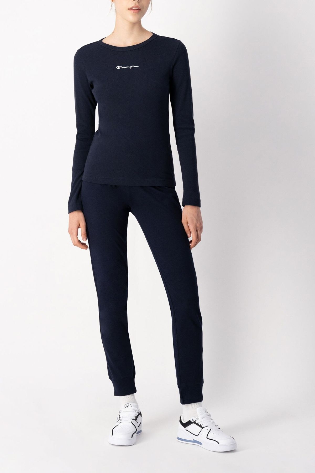 Champion T Shirt Women Girls BLUE NAVY Trendyol