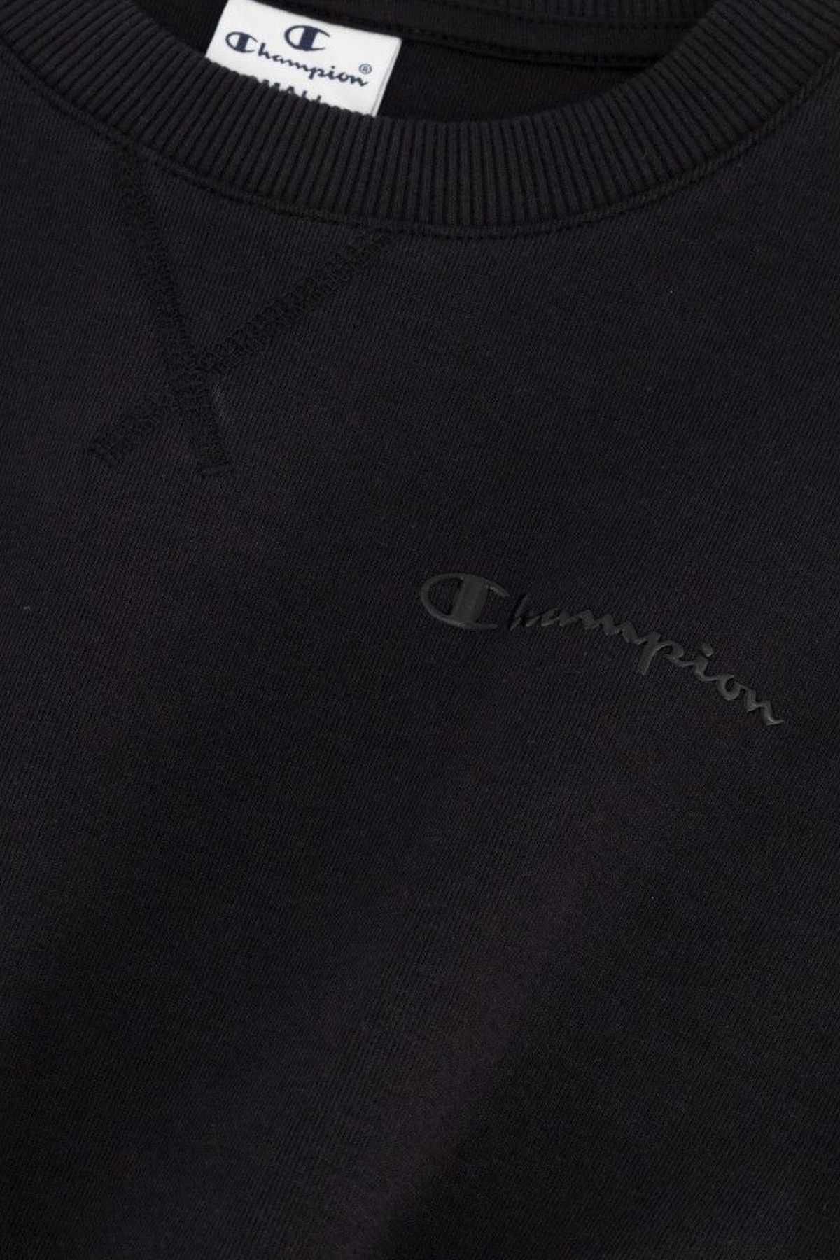 Champion-Sweatshirt Damen / Mädchen SCHWARZ 3