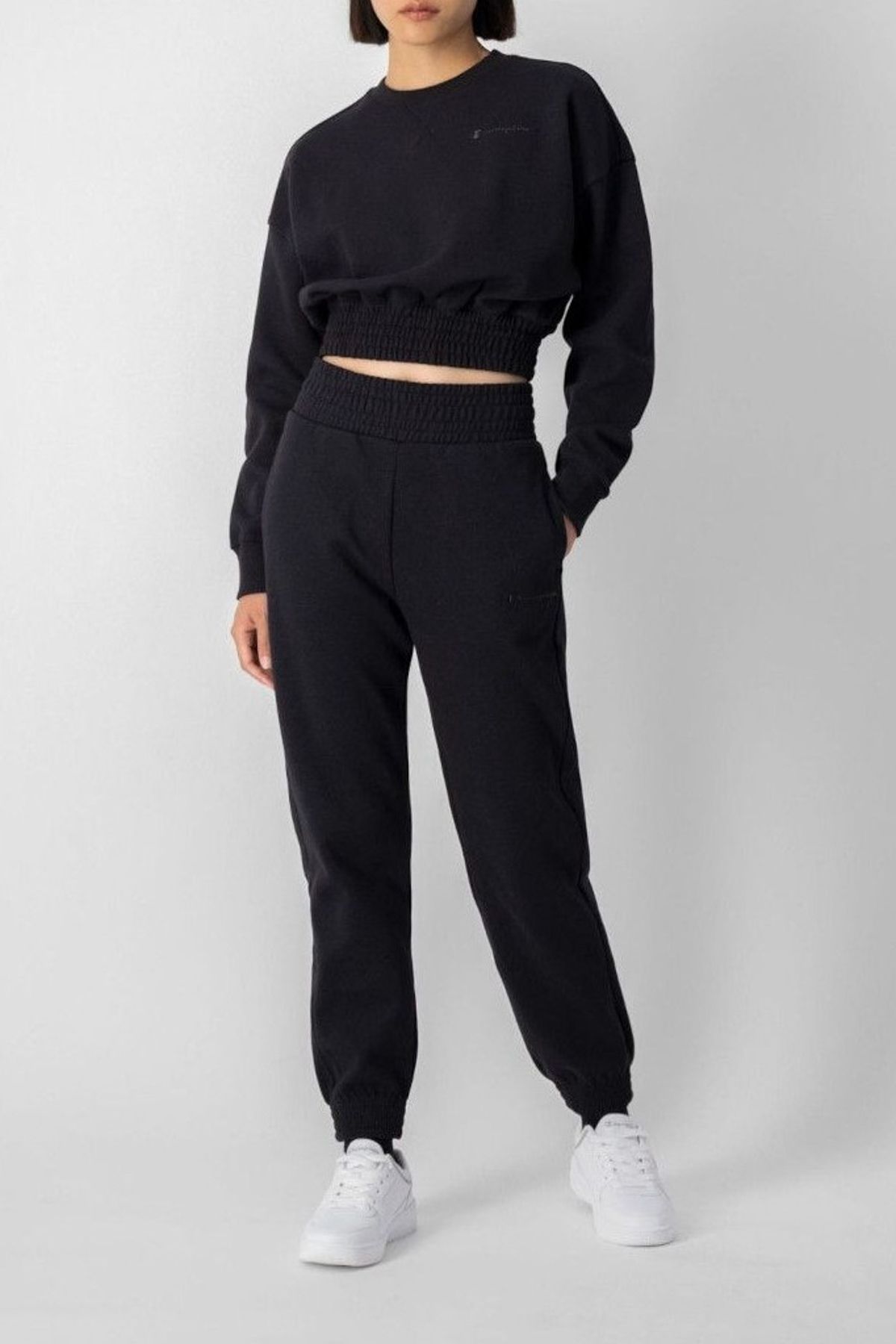Champion-Sweatshirt Damen / Mädchen SCHWARZ 1