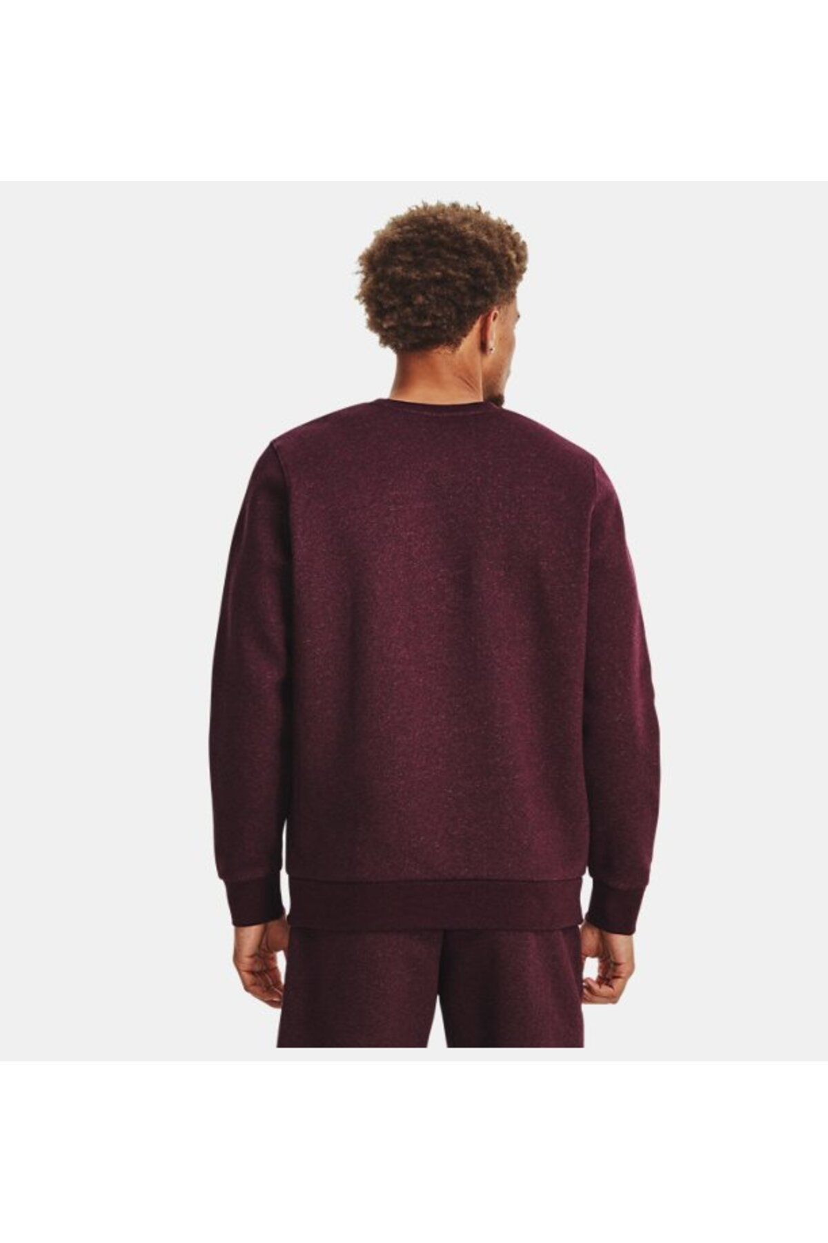 سویشرت ورزشی قرمز مردانه یقه دوچرخه ضروری در UA 1374250 601 Under Armour