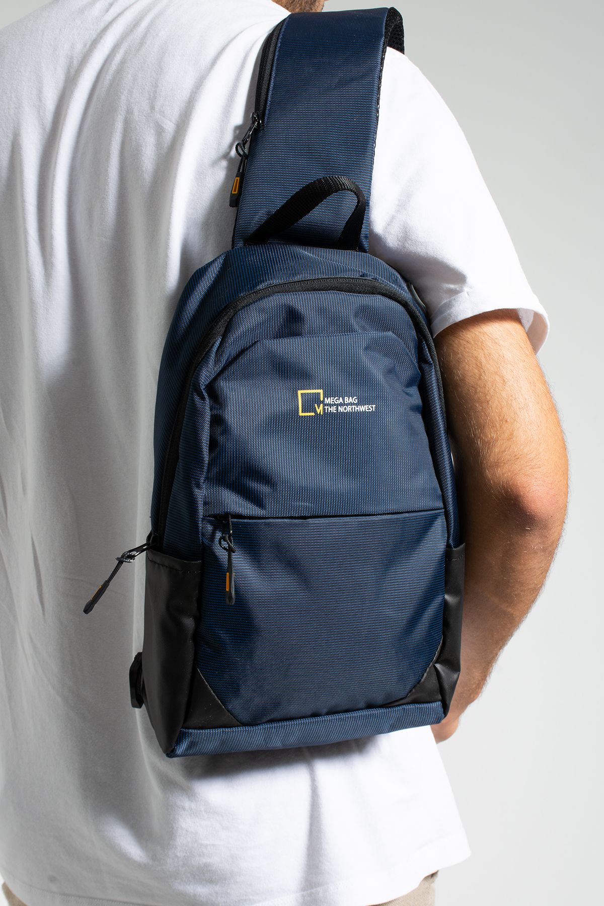 Mega Bag The Northwest Çapraz Bodybag Erkek Çantası - Lacivert
