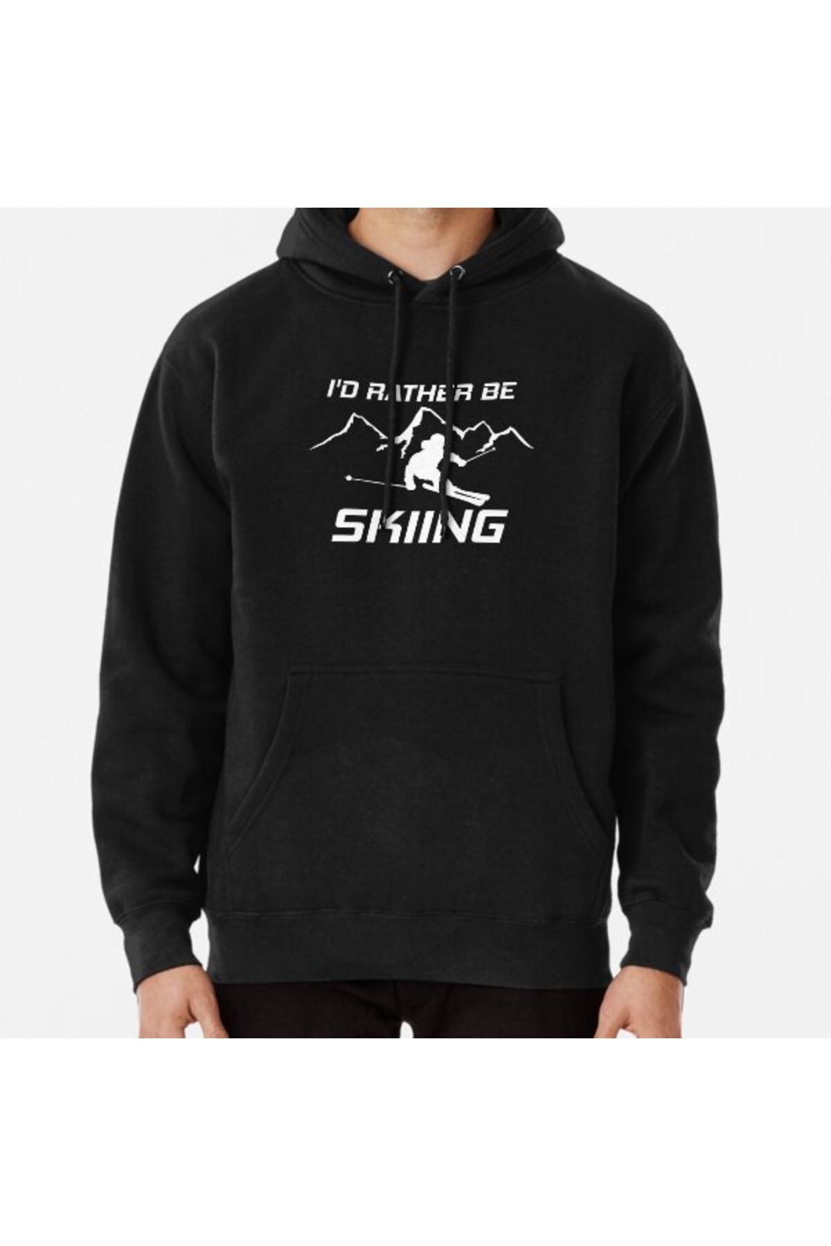 ZOKAWEAR I d Rather Be Skiing Funny Skier Ski Snowboard Mountain