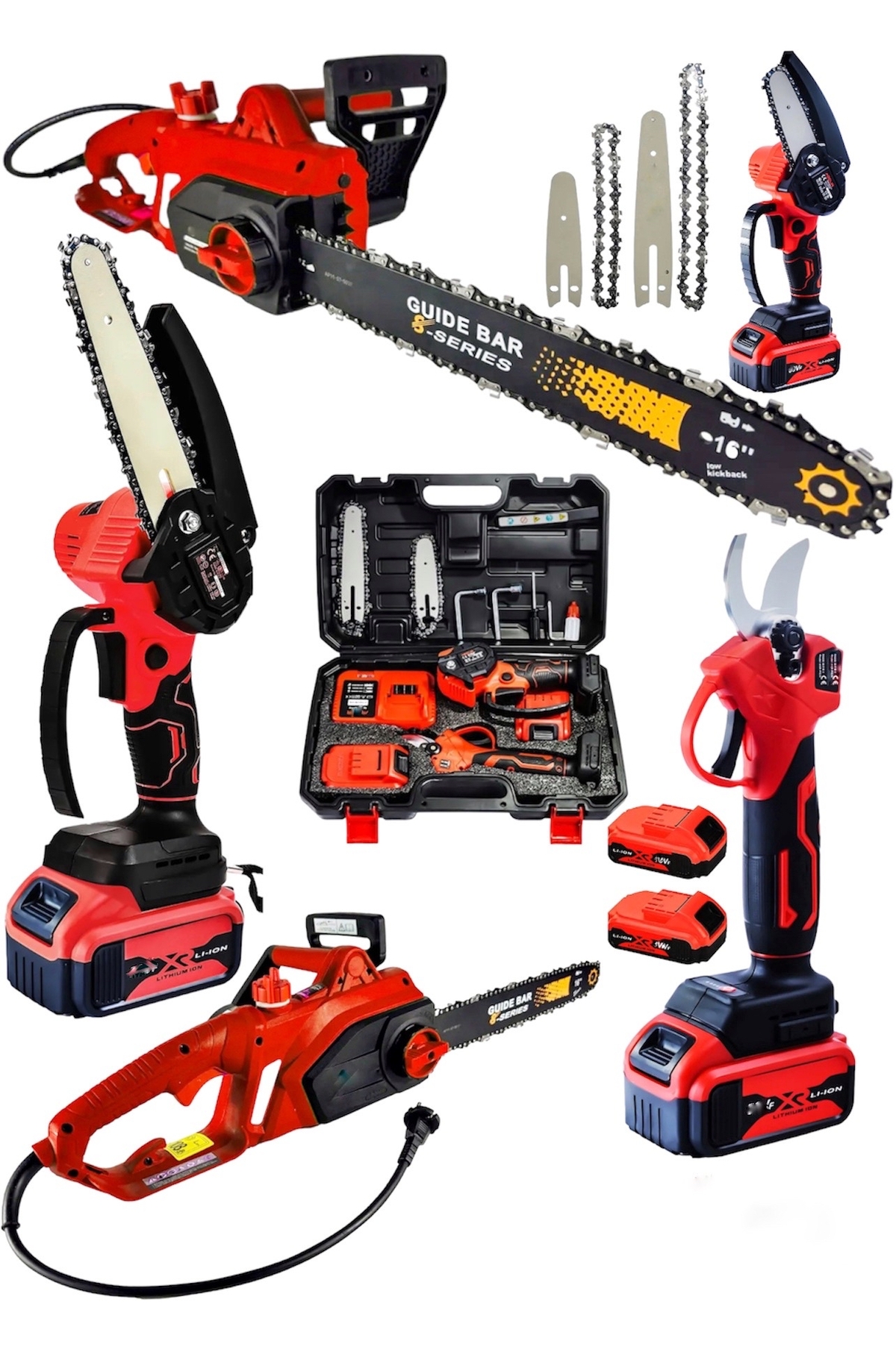 DYNAMİC MAX 3'lü SET 4800w Elektrikli Hızar Testere Ağaç Odun