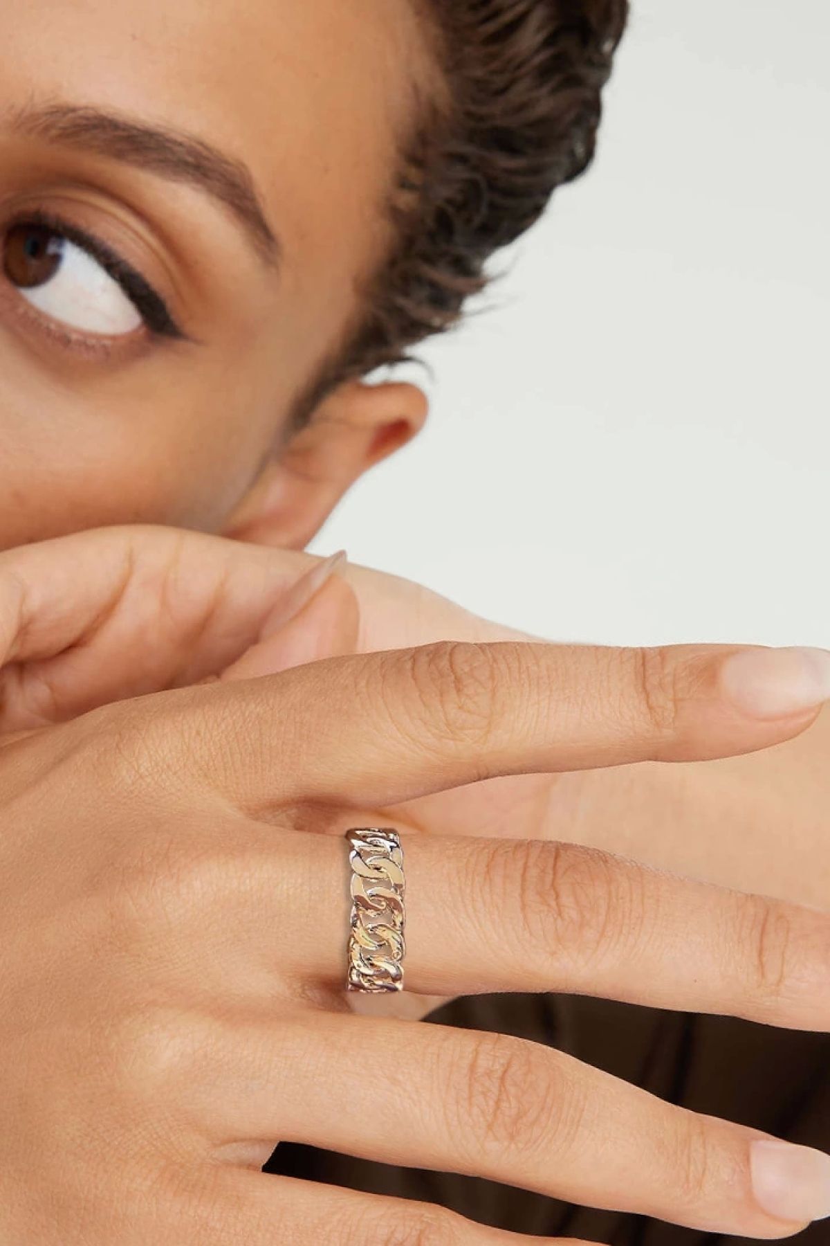 Gold metal deals ring