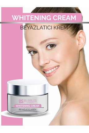 bs bubbles cosmetic Beyazlatıcı Krem Parlak ve Genç Görünüm İçin Anında Etki