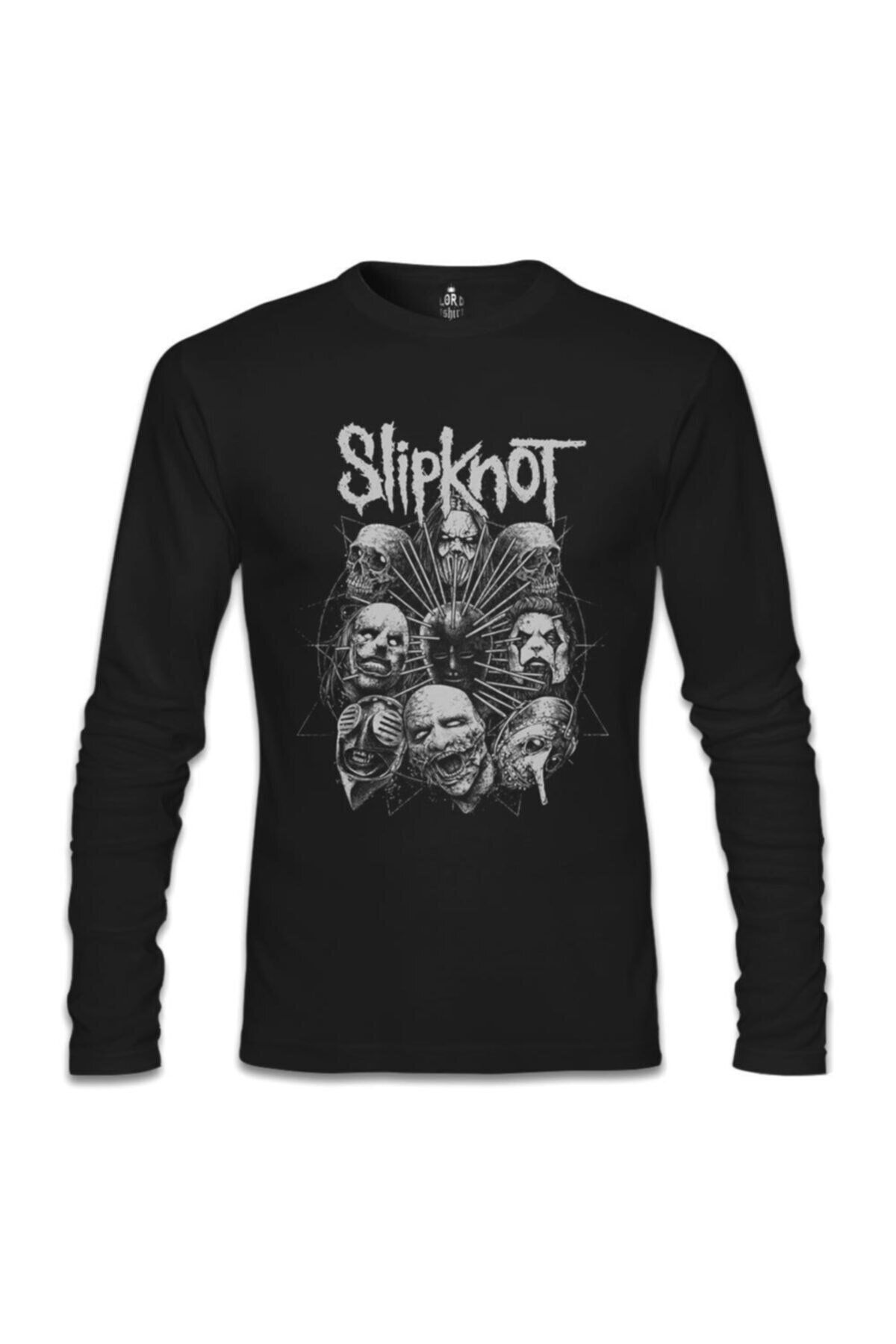 ZOKAWEAR Men s Black Slipknot Deca Sweatshirt sl 1064 Trendyol