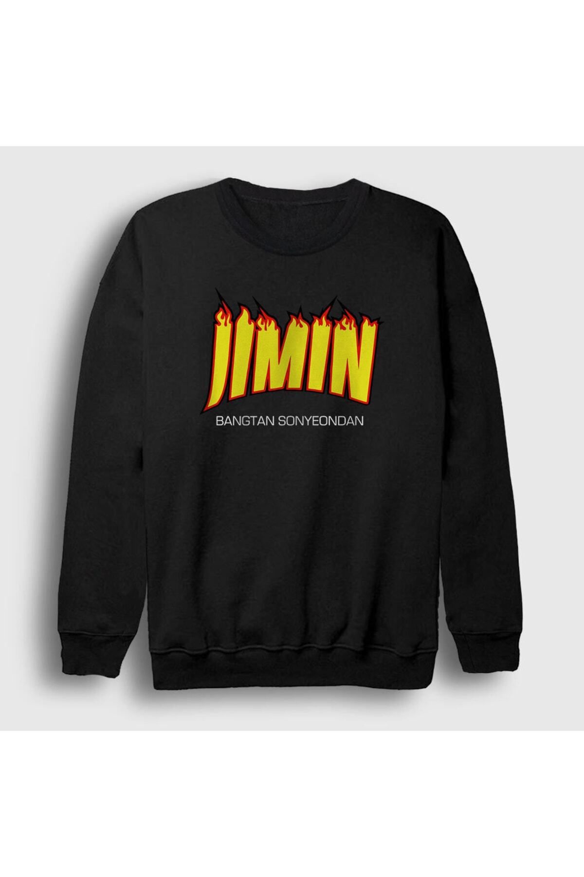 ZOKAWEAR Unisex Black Thrasher K Pop Jimin Bts Sweatshirt 272428tt