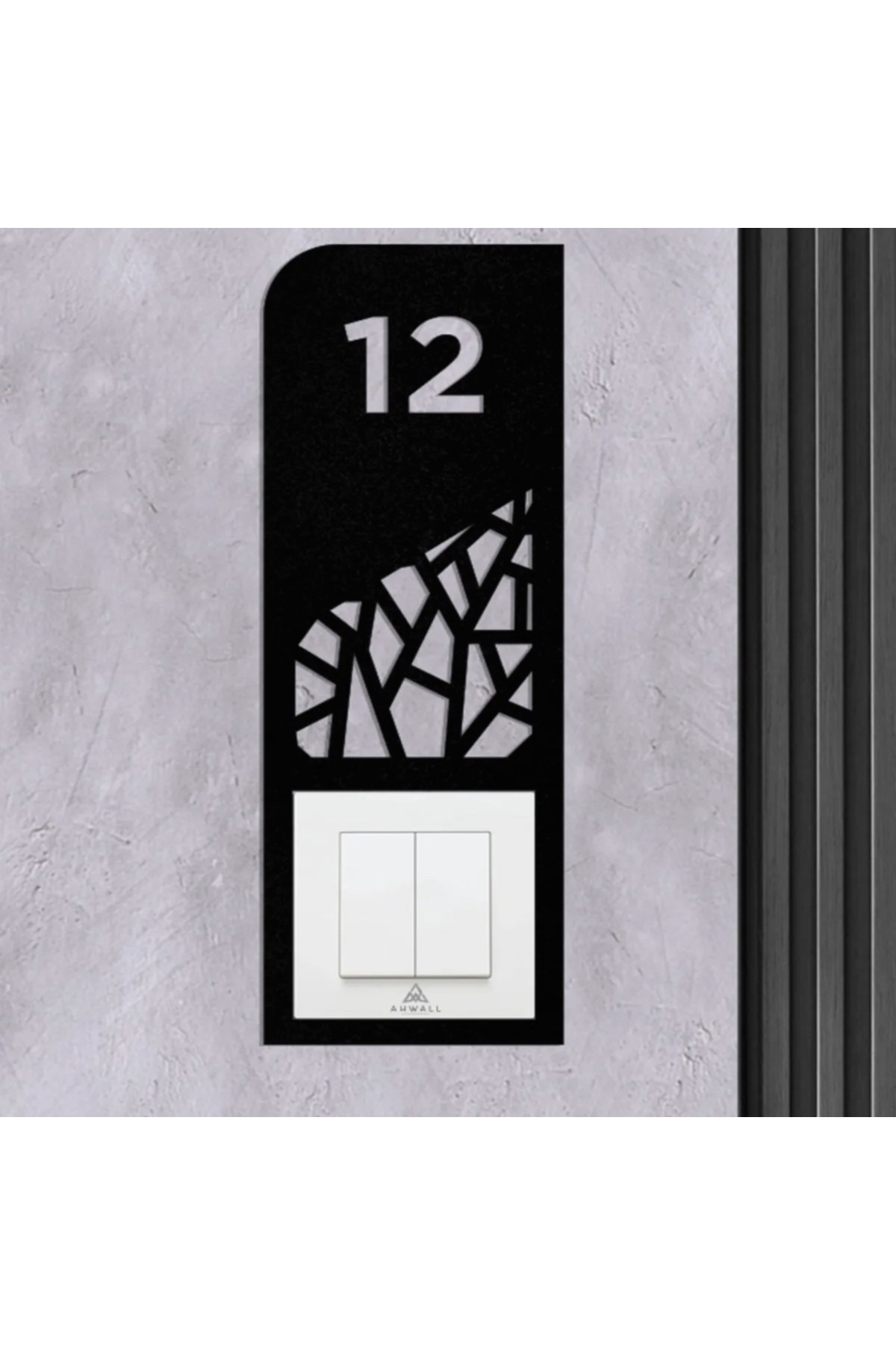 PEARGE HEDİYELİK-Decorative Apartment Door Number - Style Owner Design 2