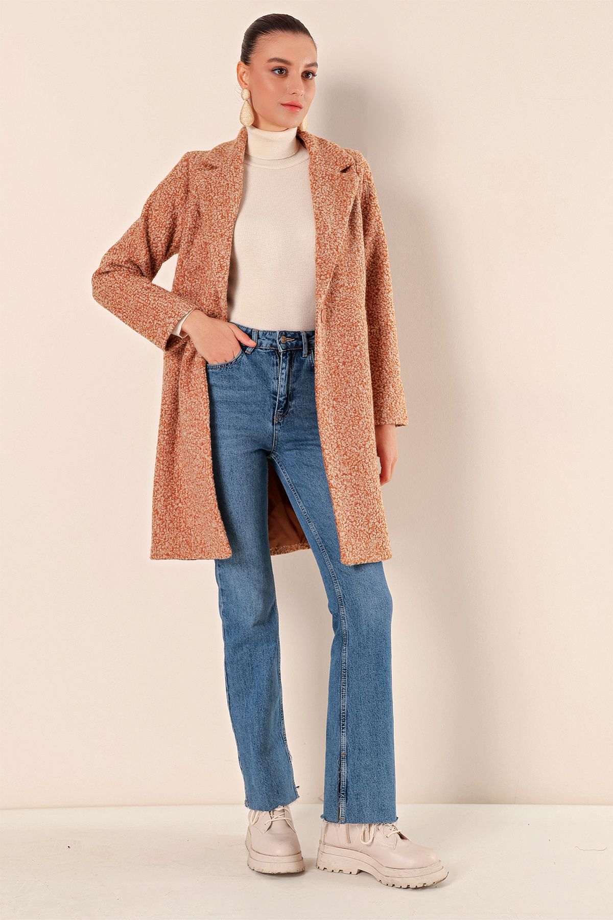 Tan cashmere clearance coat