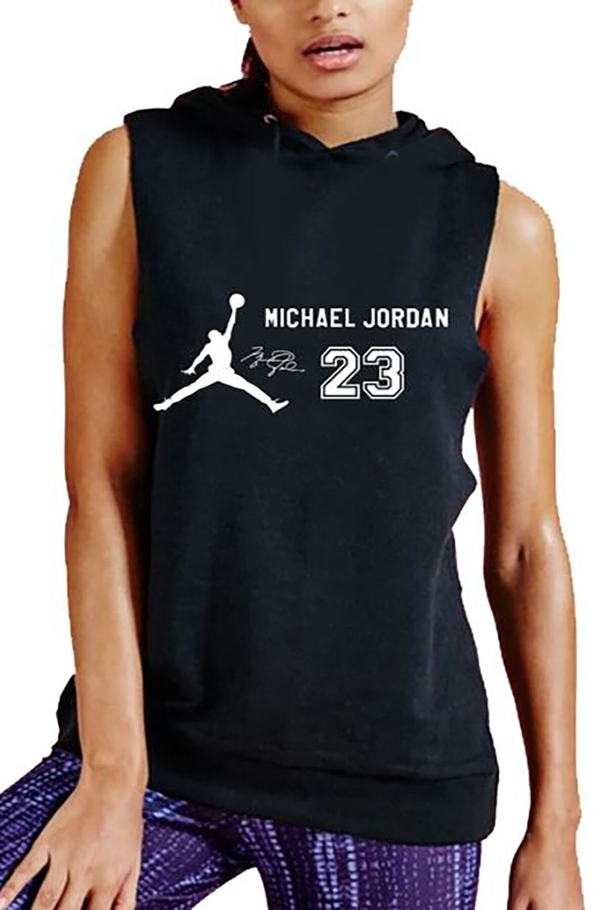 Michael jordan sleeveless deals hoodie