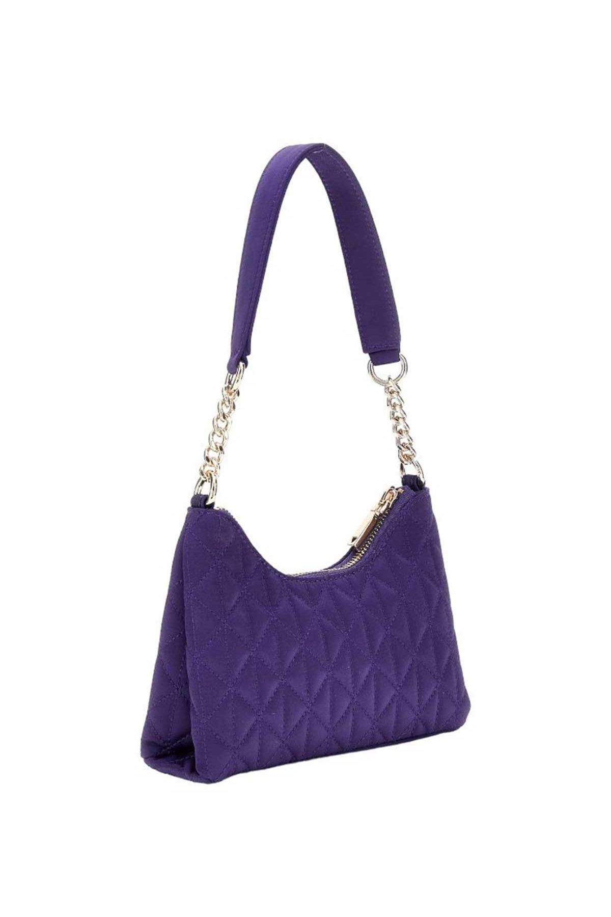 Guess Shoulder Bag Purple Plain Trendyol