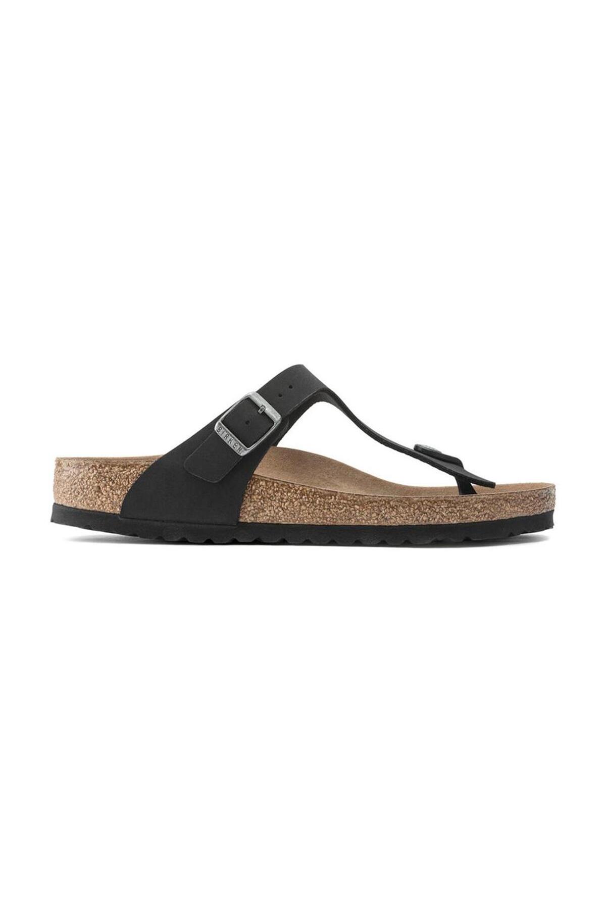 دمپایی بیرکن استاک زنانه اوا مشکی  راسته      لباس خانگی | Birkenstock TYCV0UJ2GN169701322605701 - تصویر 4
