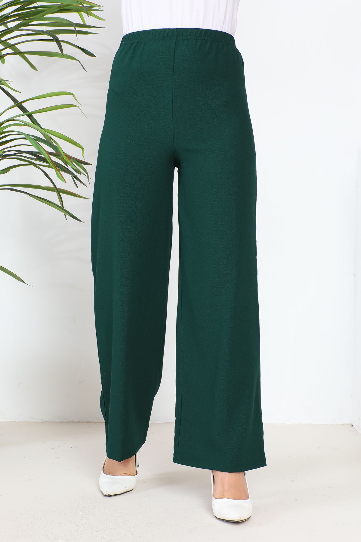 MARFİM-ELASTIC WAIST CREPE PANTS 2