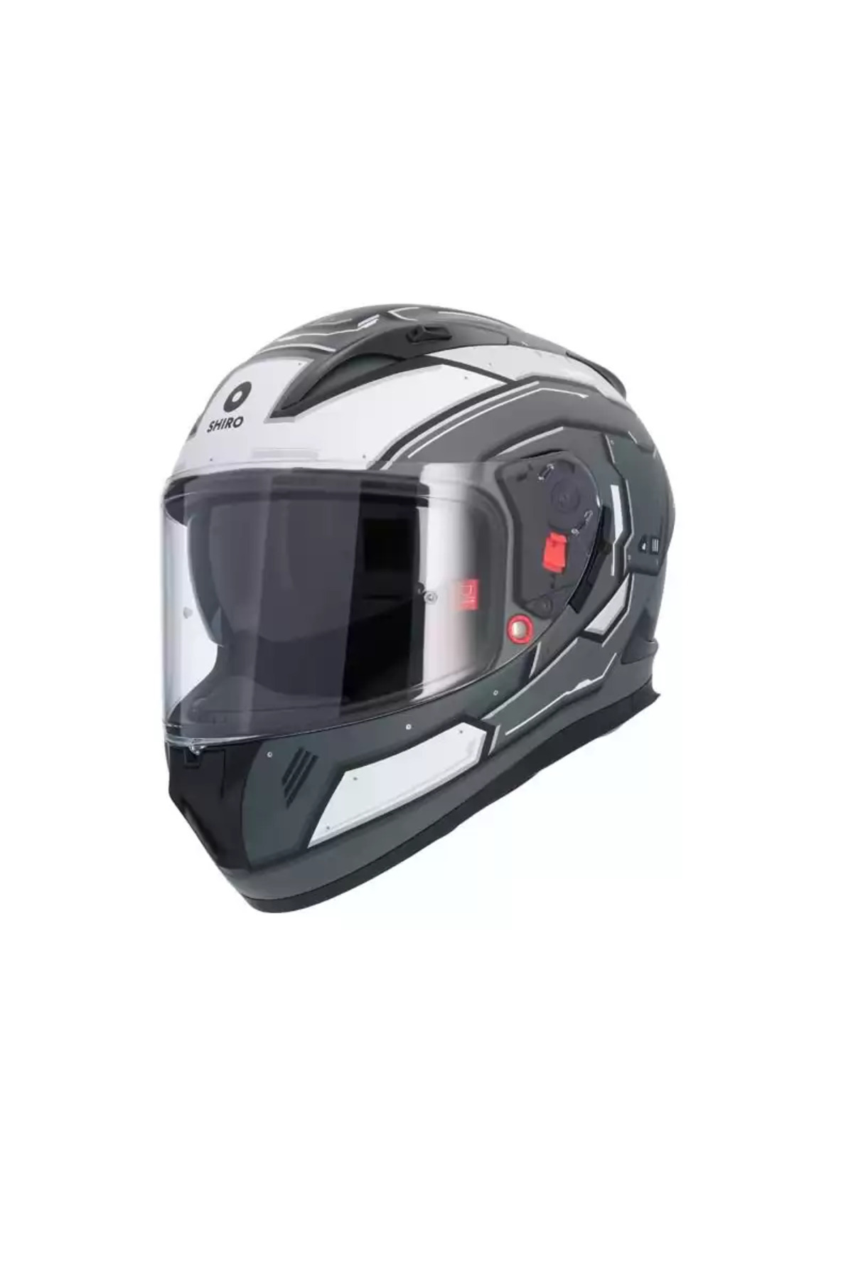 Shiro Fullface 3154 SH-605sv SHADOW TITAN MECHA BLACK/GRAY (Güneş
