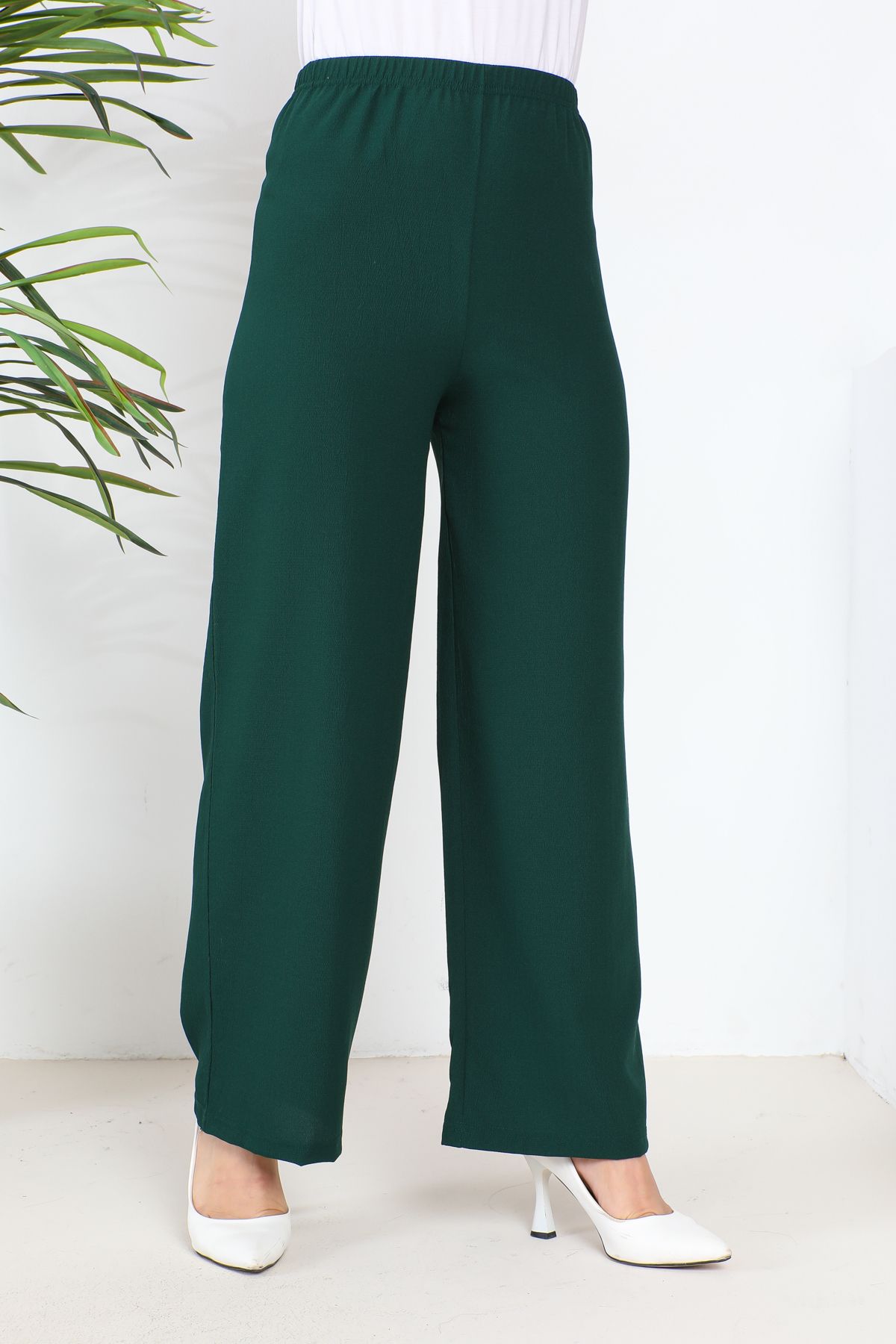 MARFİM-ELASTIC WAIST CREPE PANTS 4