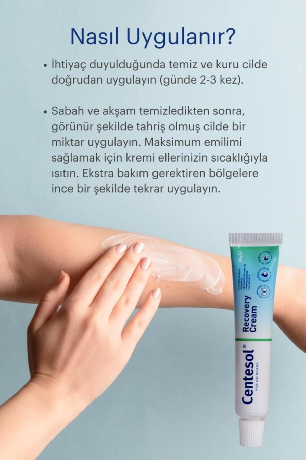 کرم صورت سنتسول بازیابی مراقبت از پوست CICA 2 قطعه 30 گرم + Görkito