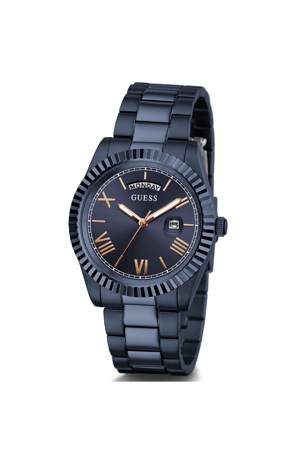 Guess watch deals blue face
