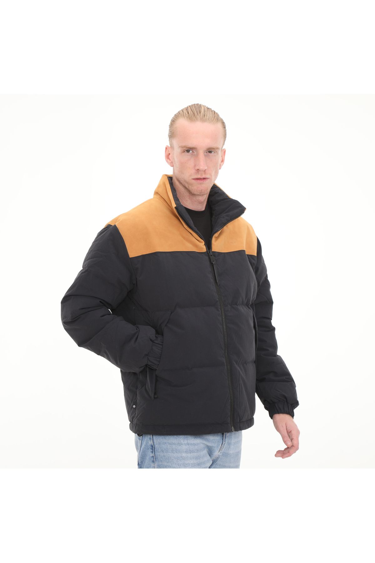 Timberland Winter Jacket Black Regular fit Trendyol