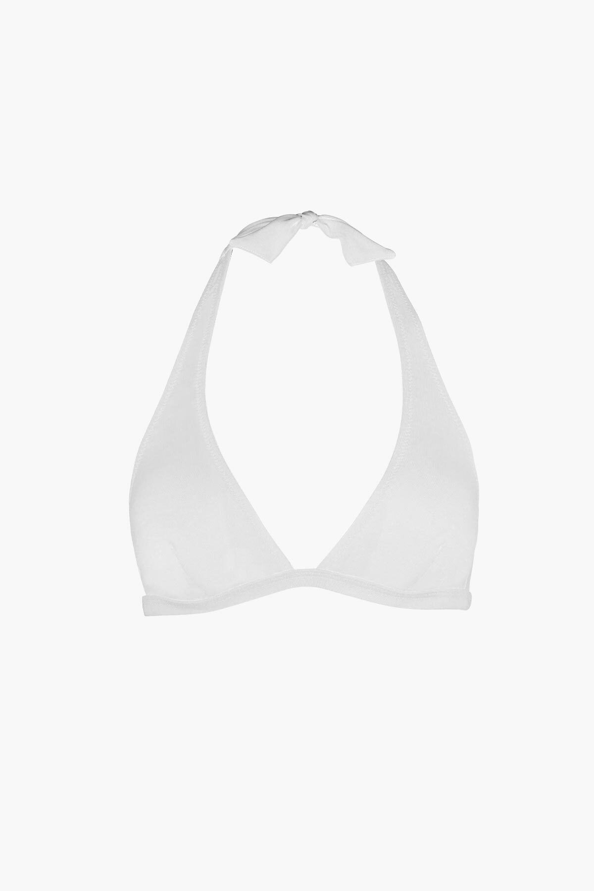 AYYILDIZ-63507 Top de bikini alb 3