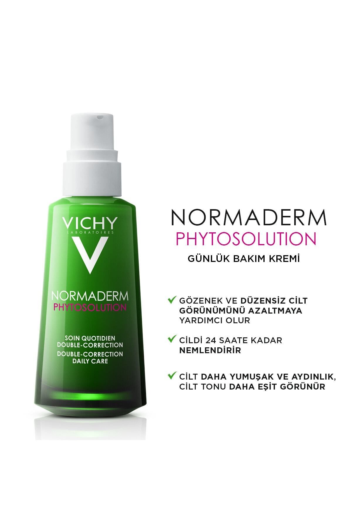 Vichy مراقبت روزانه پوست چرب و مختلط با کرم نورمادرم فیتوسولوشن 50 میلی لیتر