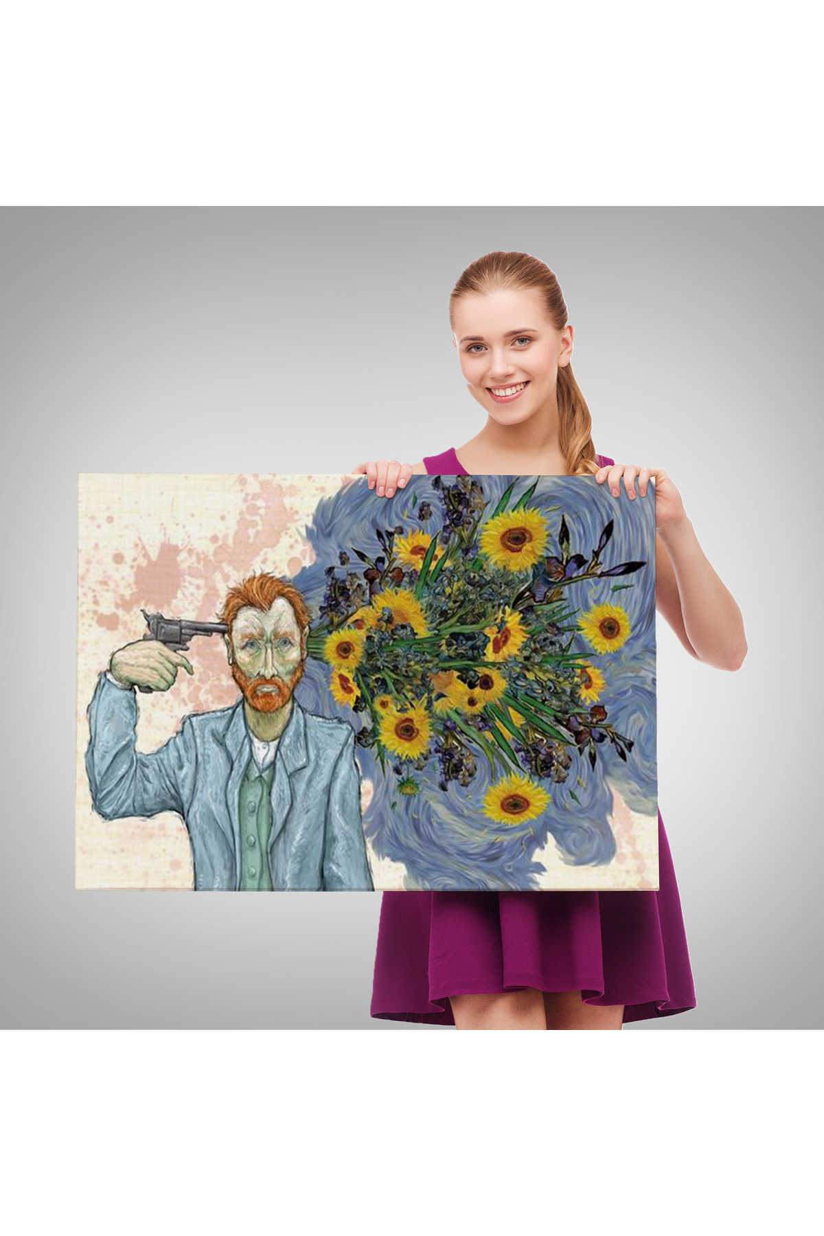 Vincent van Gogh Gerçeküstü İntahar Tablosu-6659 görsel 4