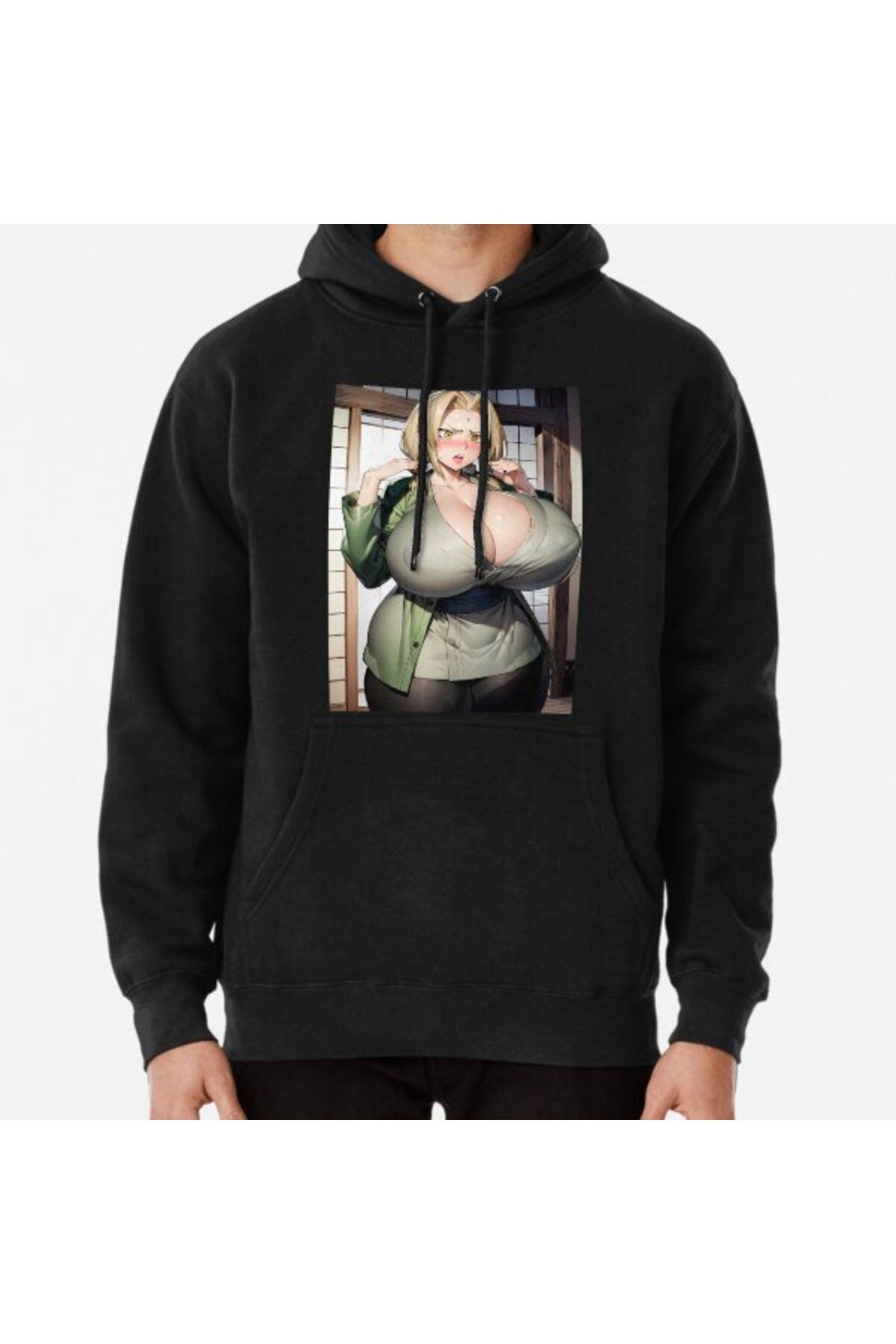 Anime sale tiddies hoodie