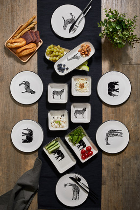 Genel Markalar 14 Parça 6 Kişilik Safari Kahvaltı Takım - Nature - Lüx Kahval...