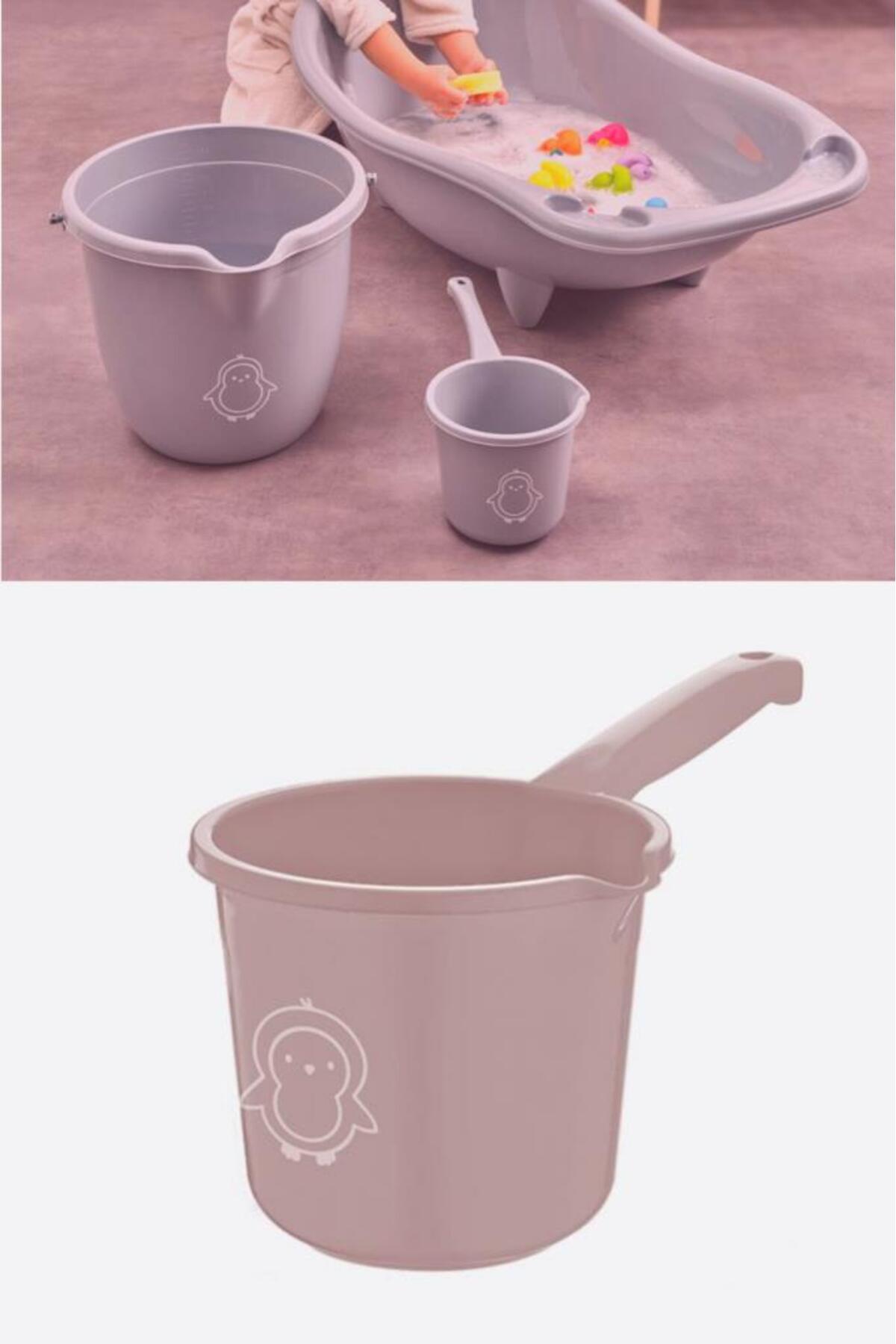 Bebek Banyo Maşrapası, Uzun Saplı Oluklu Çok Amaçlı Maşrapa 1,5 litre