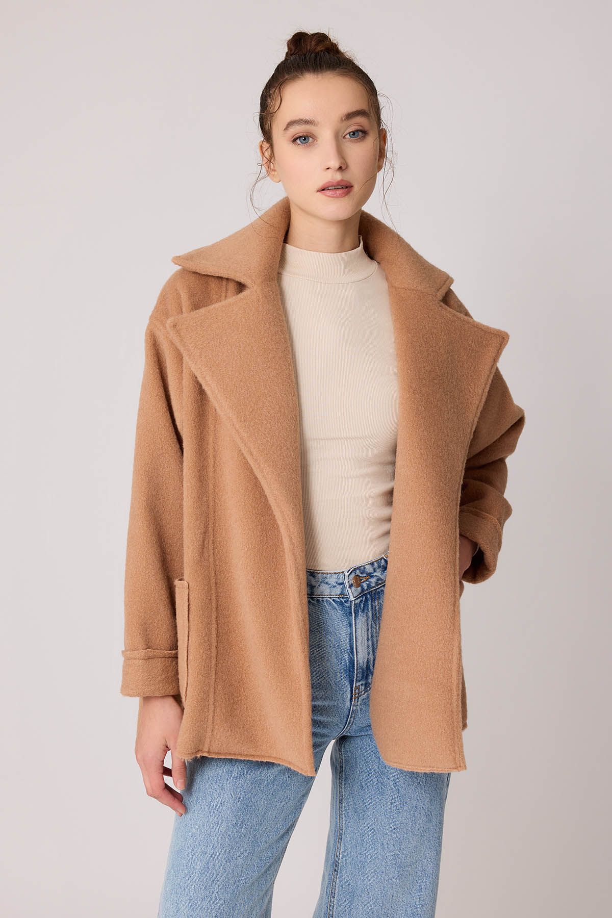 Jacket with on sale big front pocket
